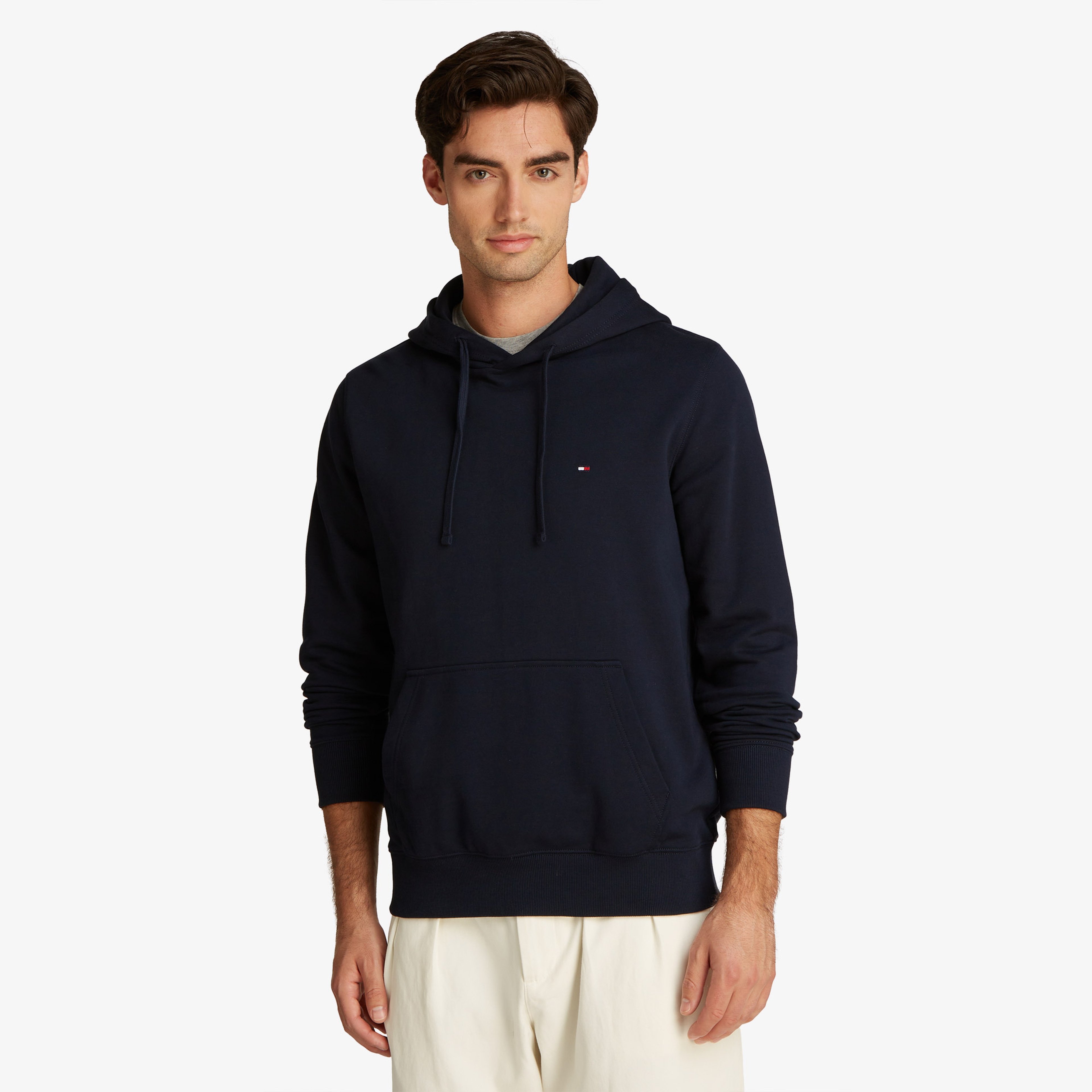 Tommy Hilfiger Essential Terry Erkek Mavi Sweatshirt