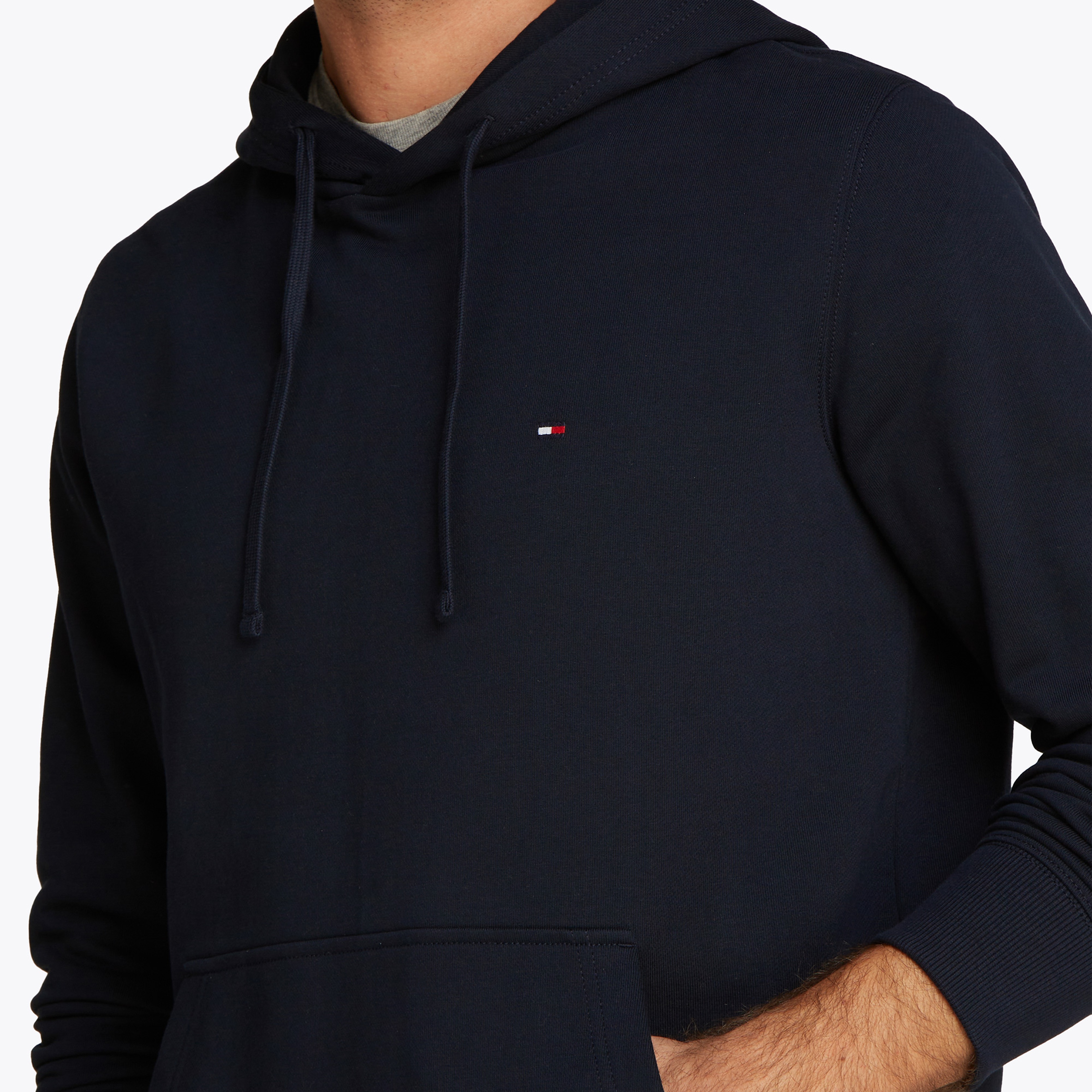 Tommy Hilfiger Essential Terry Erkek Mavi Sweatshirt