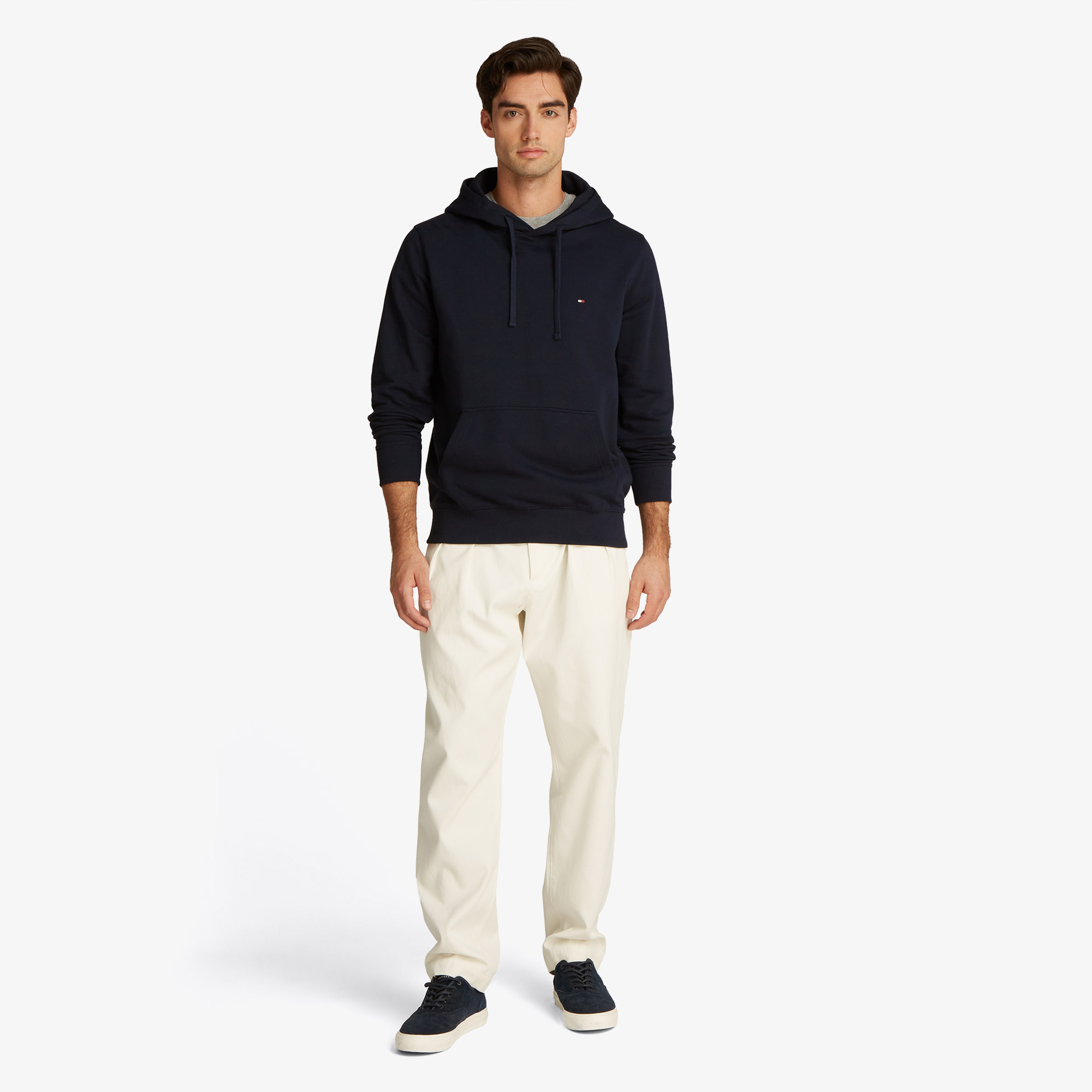 Tommy Hilfiger Essential Terry Erkek Mavi Sweatshirt