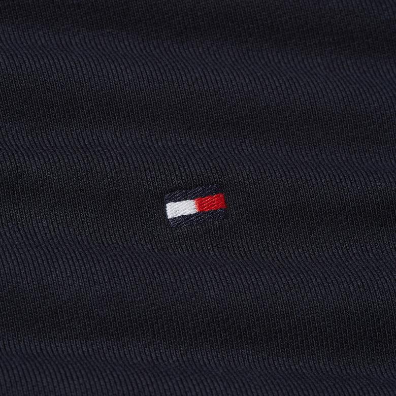 Tommy Hilfiger Essential Terry Crewneck Erkek Mavi Sweatshirt