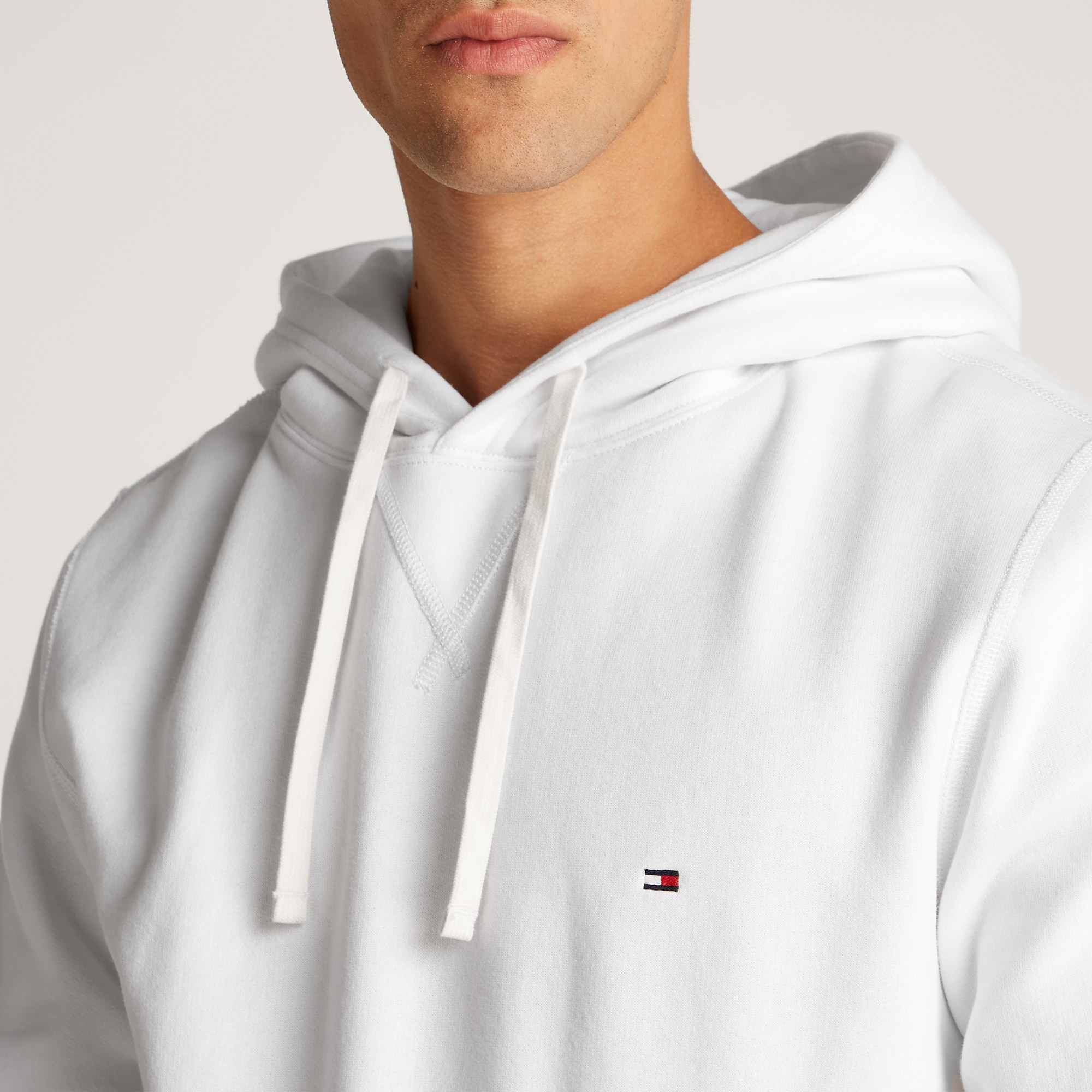 Tommy Hilfiger Erkek Beyaz Sweatshirt