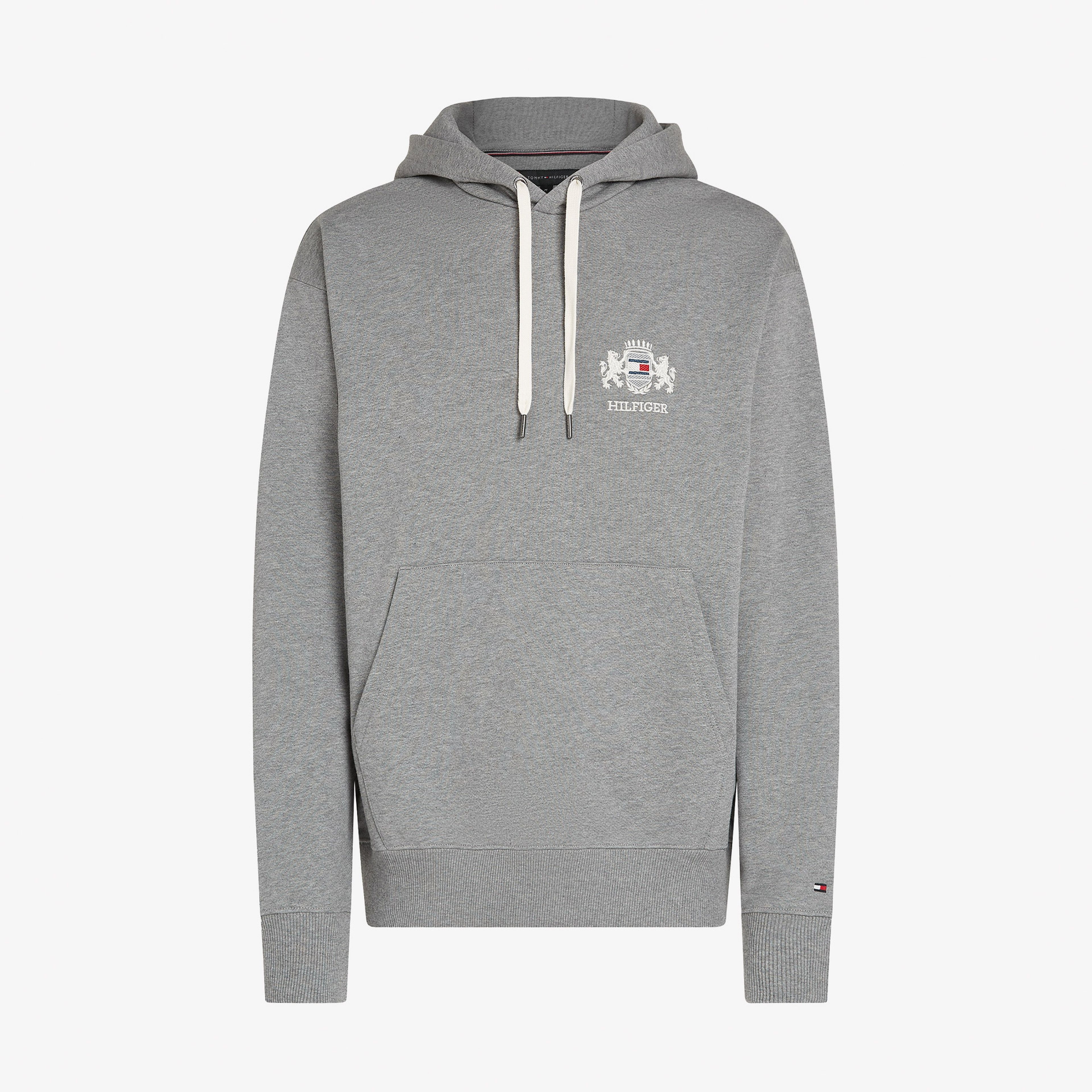 Tommy Hilfiger Small Crest Erkek Gri Sweatshirt