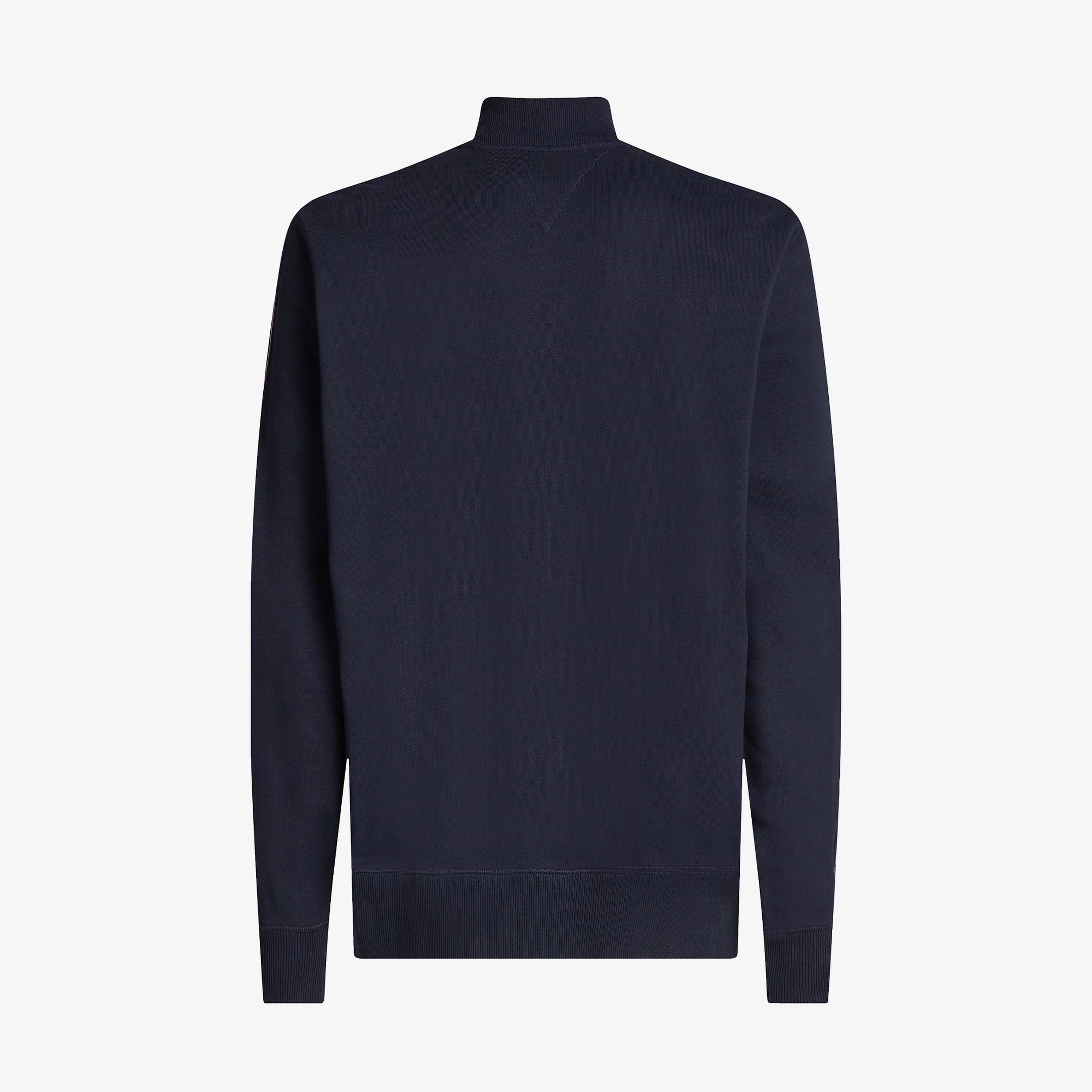 Tommy Hilfiger Global Stripe Zt Stand Collar Erkek Mavi Sweatshirt