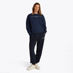 Tommy Hilfiger Mdrn Reg Corp Logo C-Nk Kadın Lacivert Sweatshirt