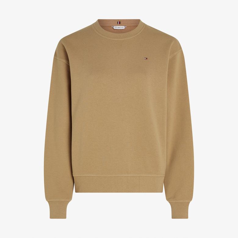 Tommy Hilfiger Kadın Haki Sweatshirt