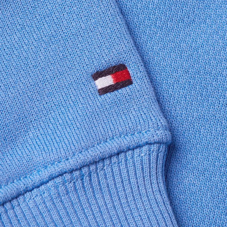 Tommy Hilfiger Reg Varsity Zip Kadın Mavi Sweatshirt