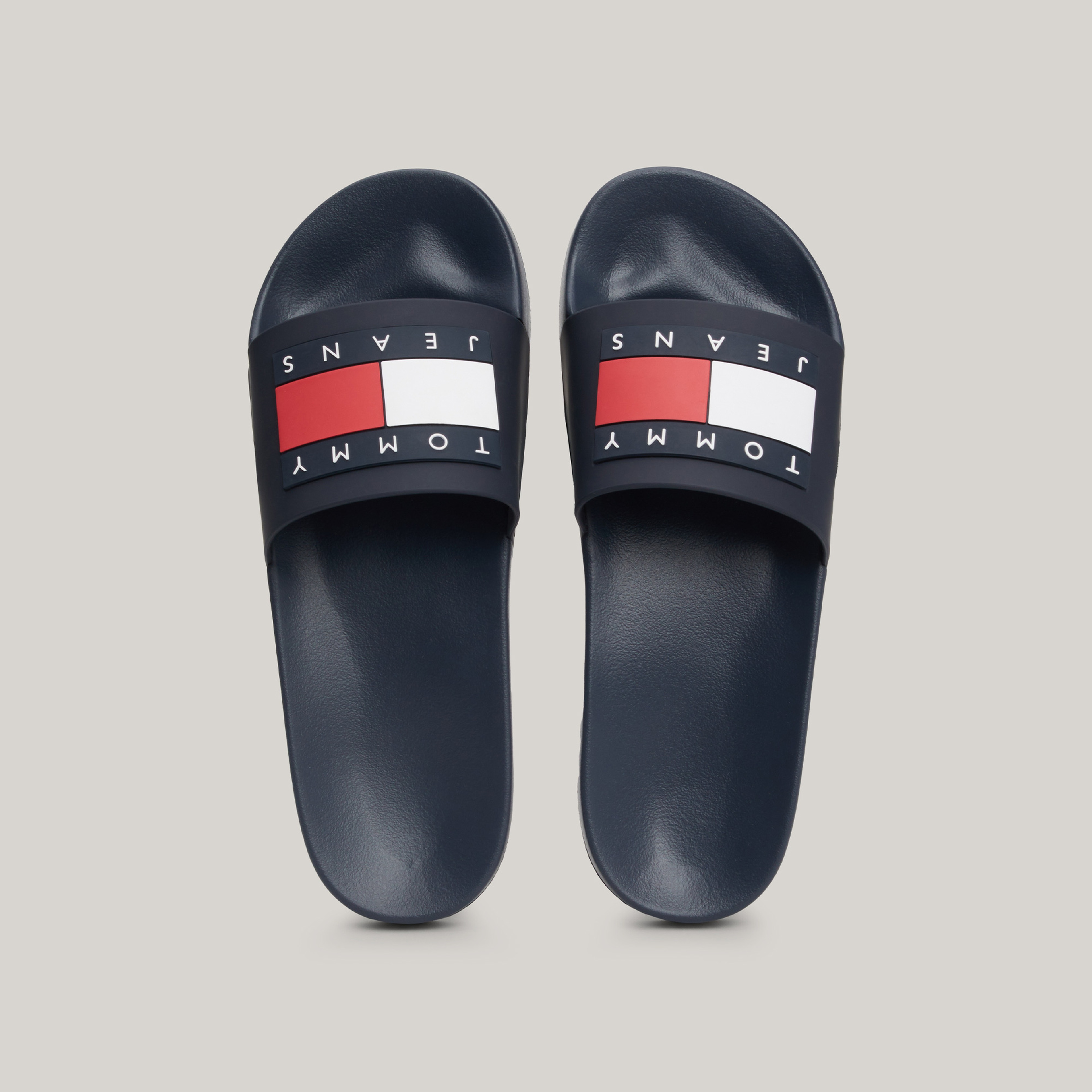 Tommy Jeans Jeans Pool Slide Erkek Lacivert Terlik