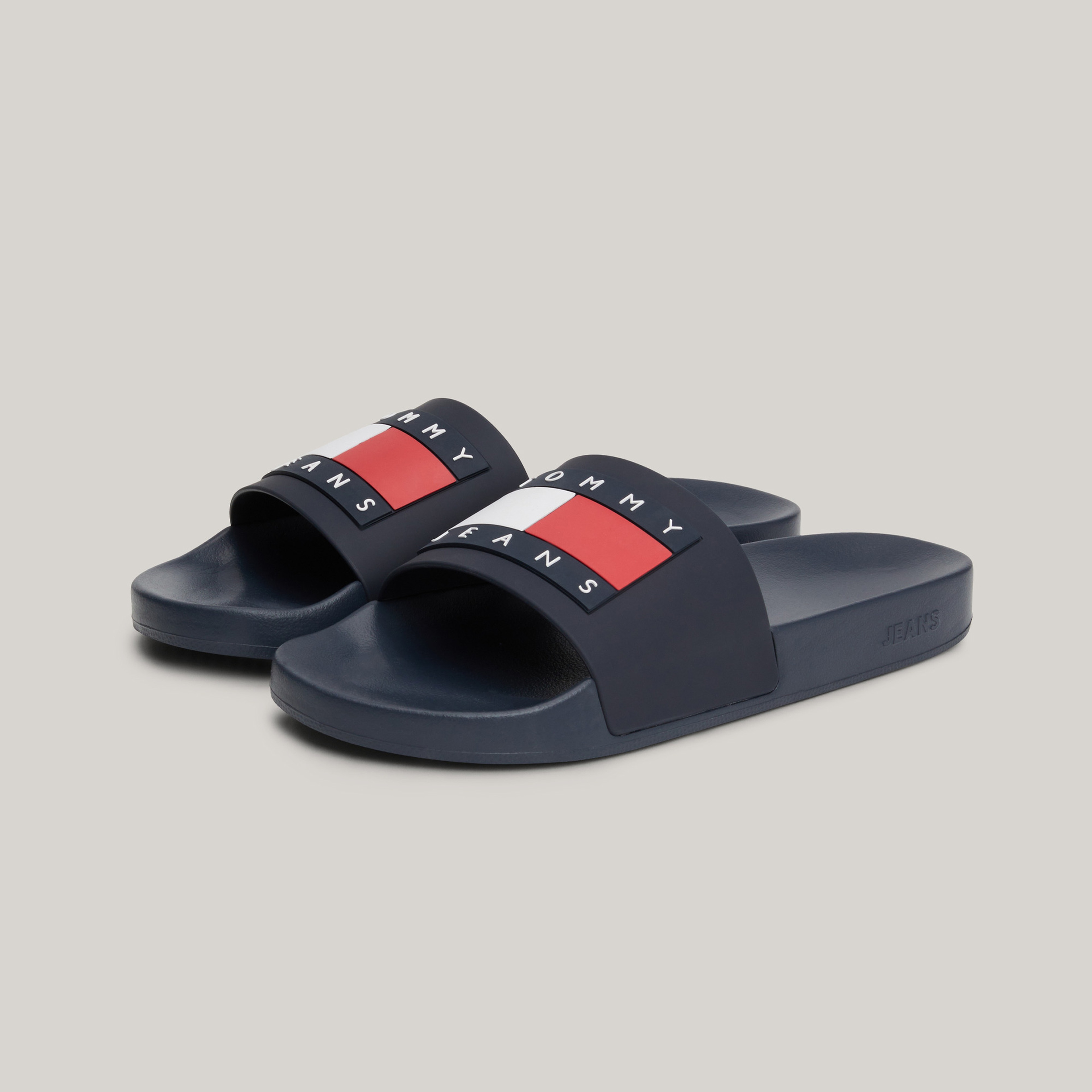 Tommy Jeans Jeans Pool Slide Erkek Lacivert Terlik