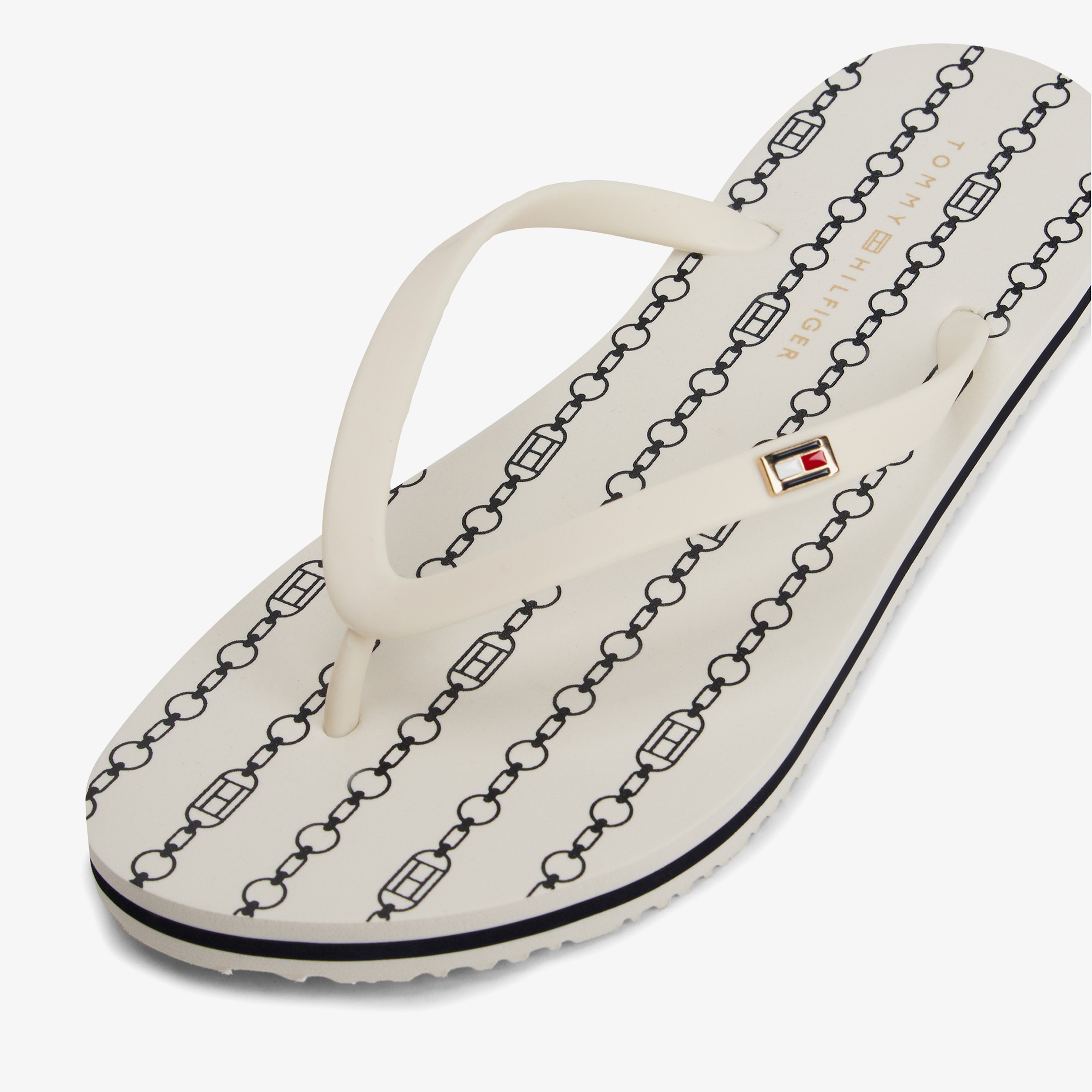 Tommy Hilfiger Strap Beach Kadın Beyaz Terlik