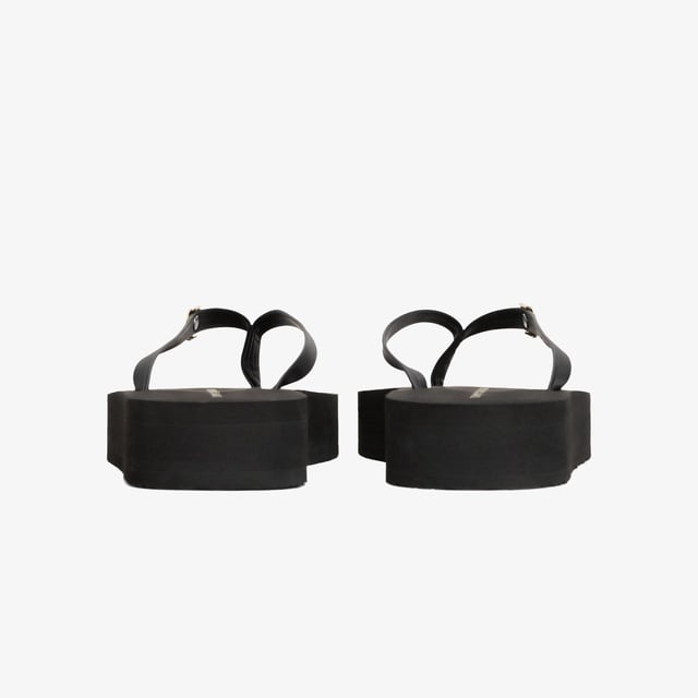 Tommy Hilfiger Tommy Hilfiger Elevated Chic Beach Kadın Siyah Terlik Occasion'da! Siyah - 4. görsel