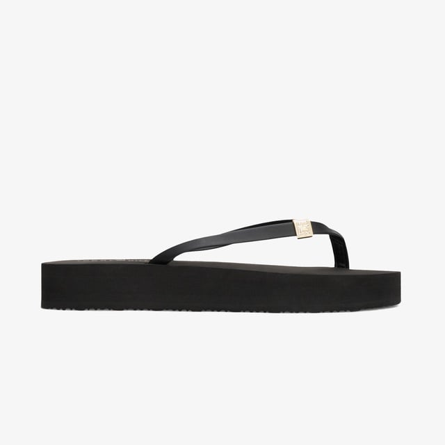 Tommy Hilfiger Tommy Hilfiger Elevated Chic Beach Kadın Siyah Terlik Occasion'da! Siyah - 2. görsel