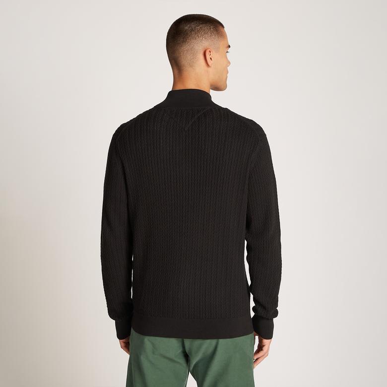 Tommy Hilfiger Erkek Siyah Triko