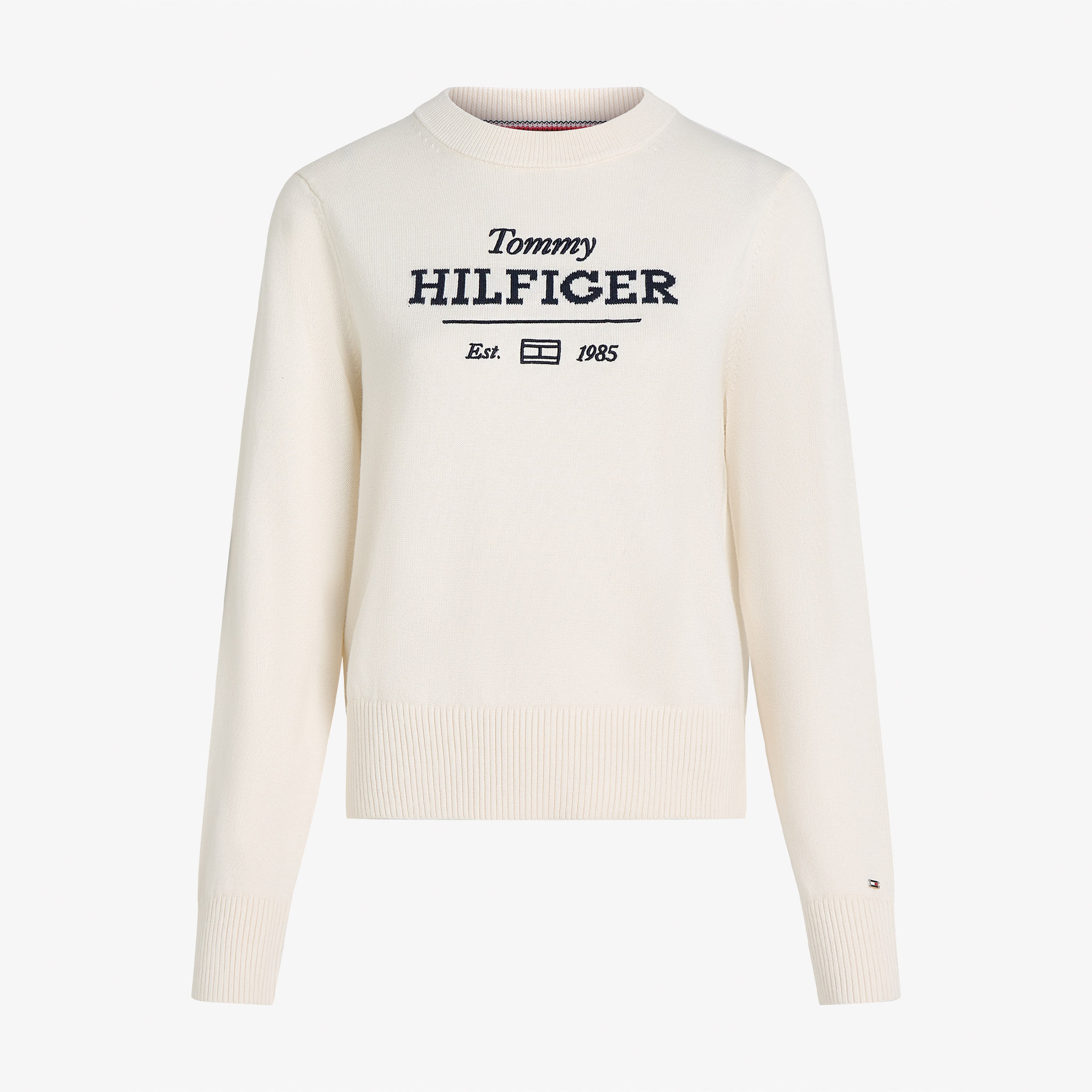 Tommy Hilfiger Kadın Krem Triko