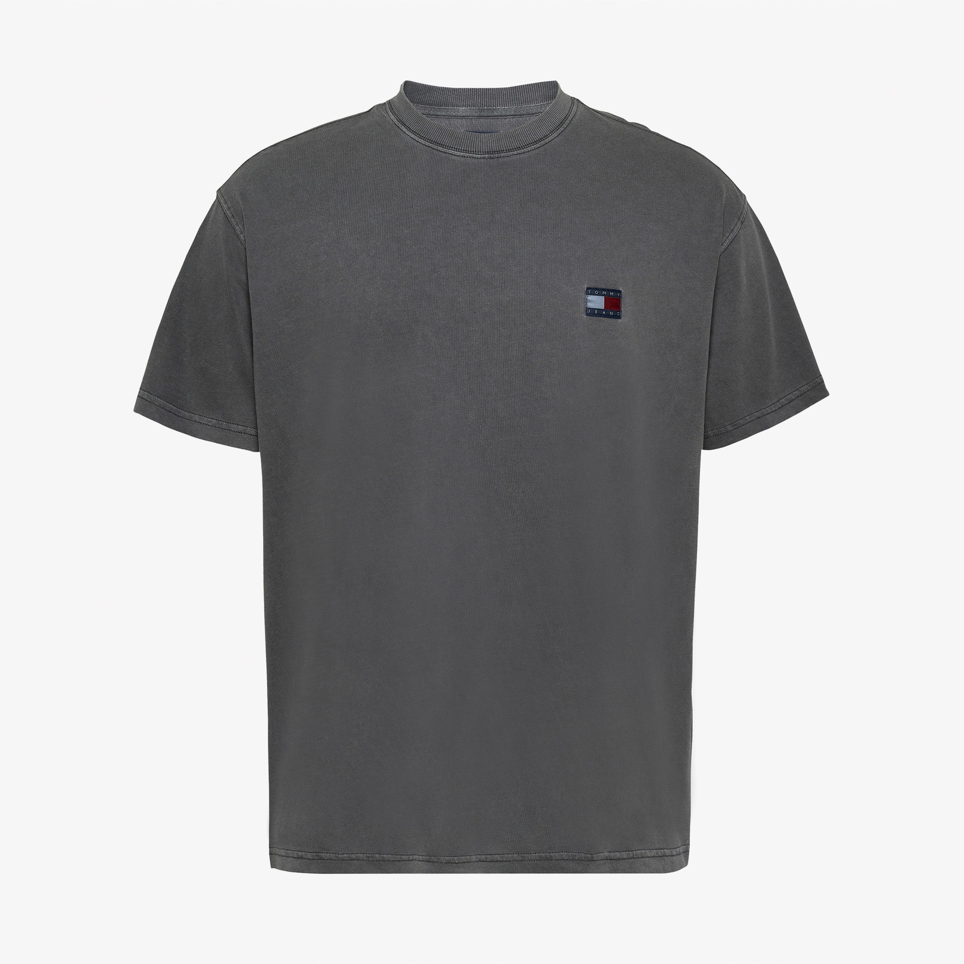 Tommy Jeans Relax Label Erkek Gri T-Shirt