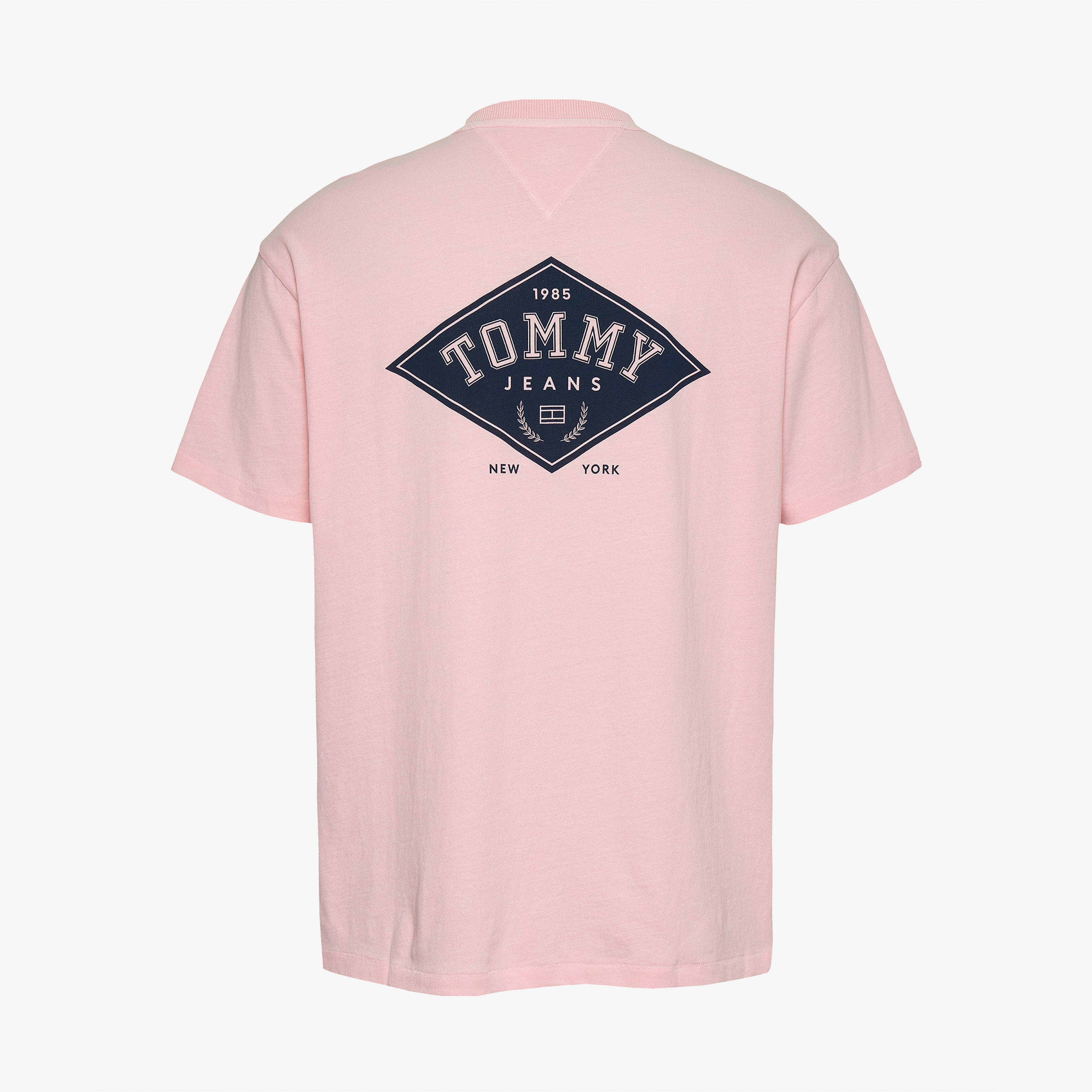 Tommy Jeans Relax Varsity Graphics Erkek Pembe T-Shirt