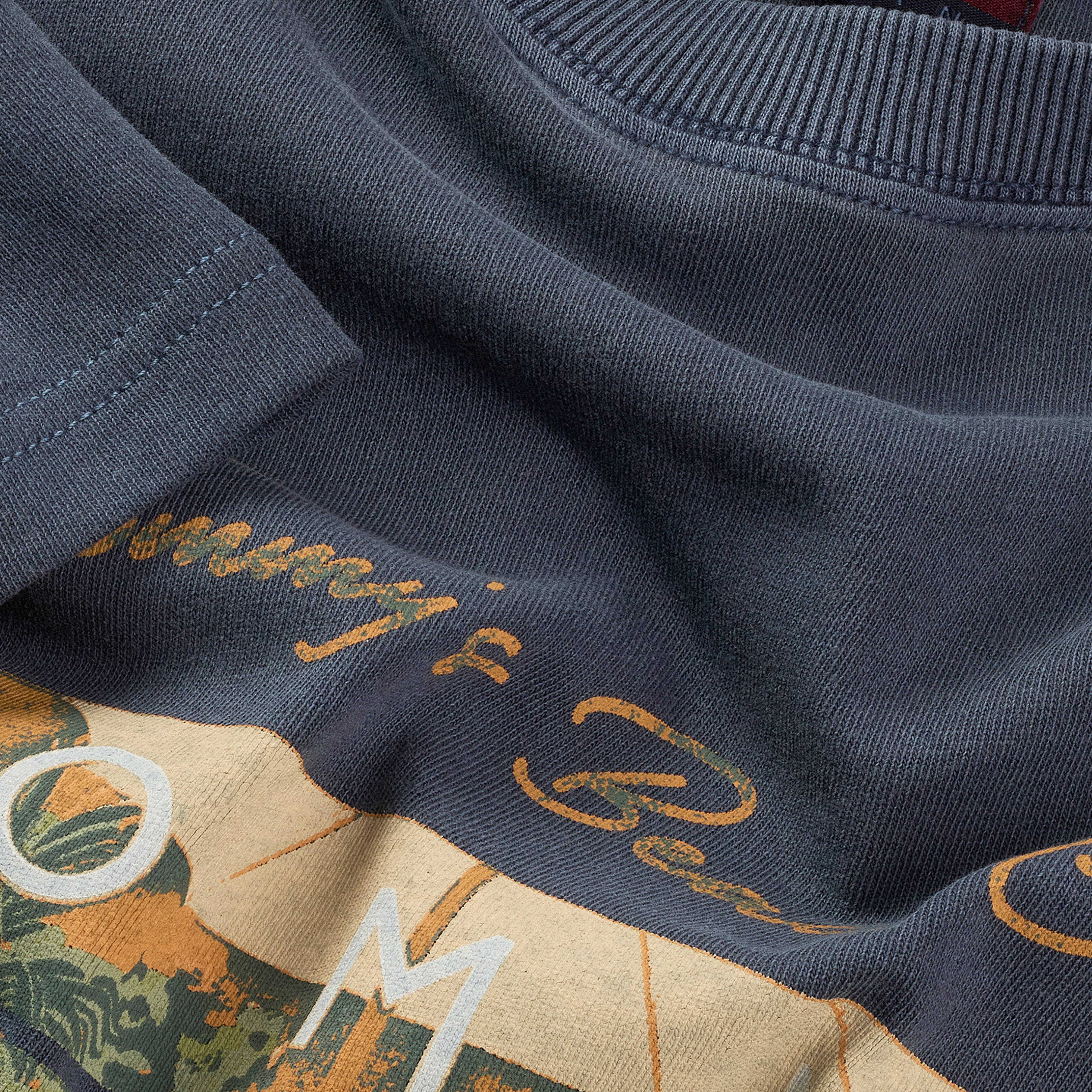 Tommy Jeans Beach Club Graphic Erkek Mavi T-Shirt