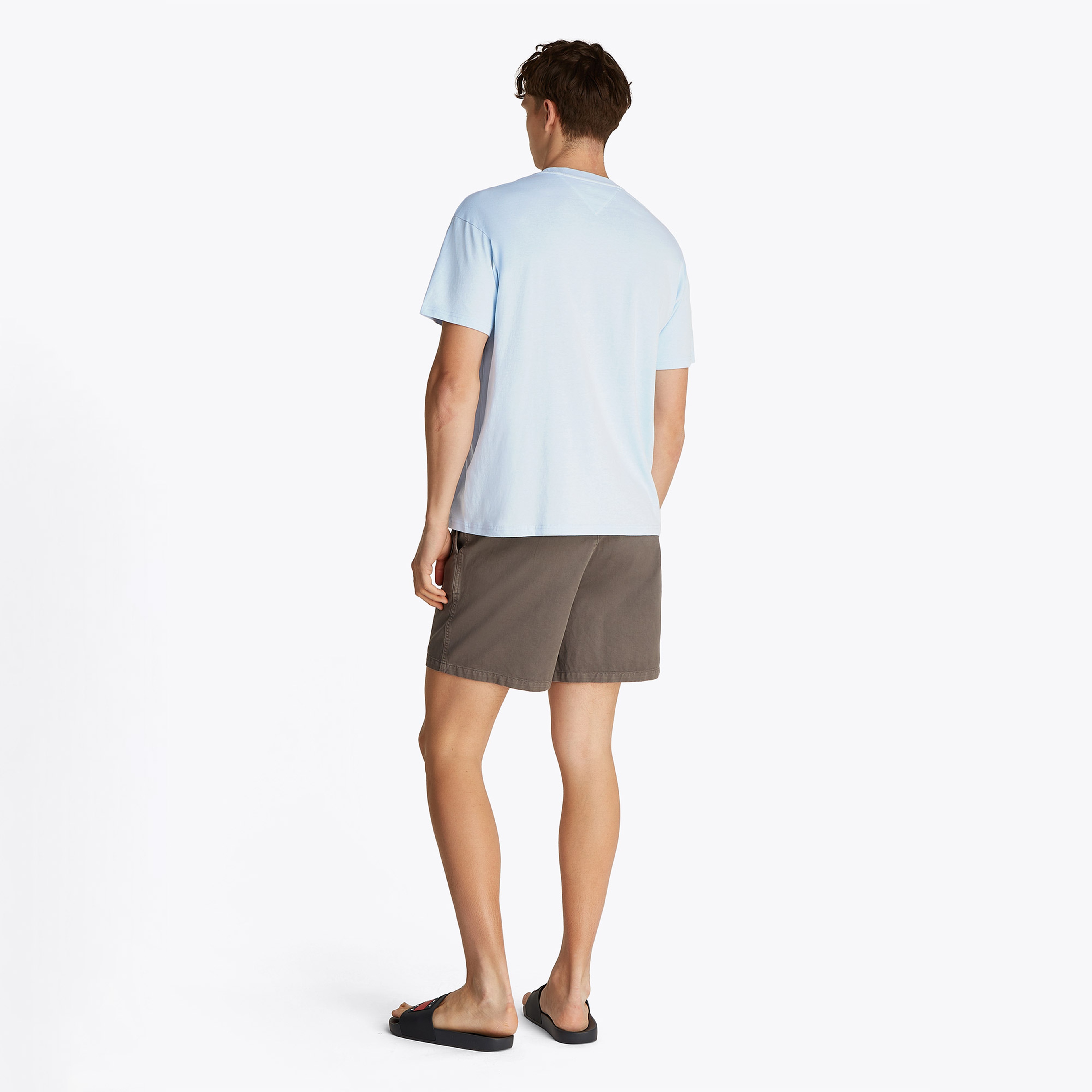 Tommy Jeans Relax Arch Sailing Erkek Mavi T-Shirt