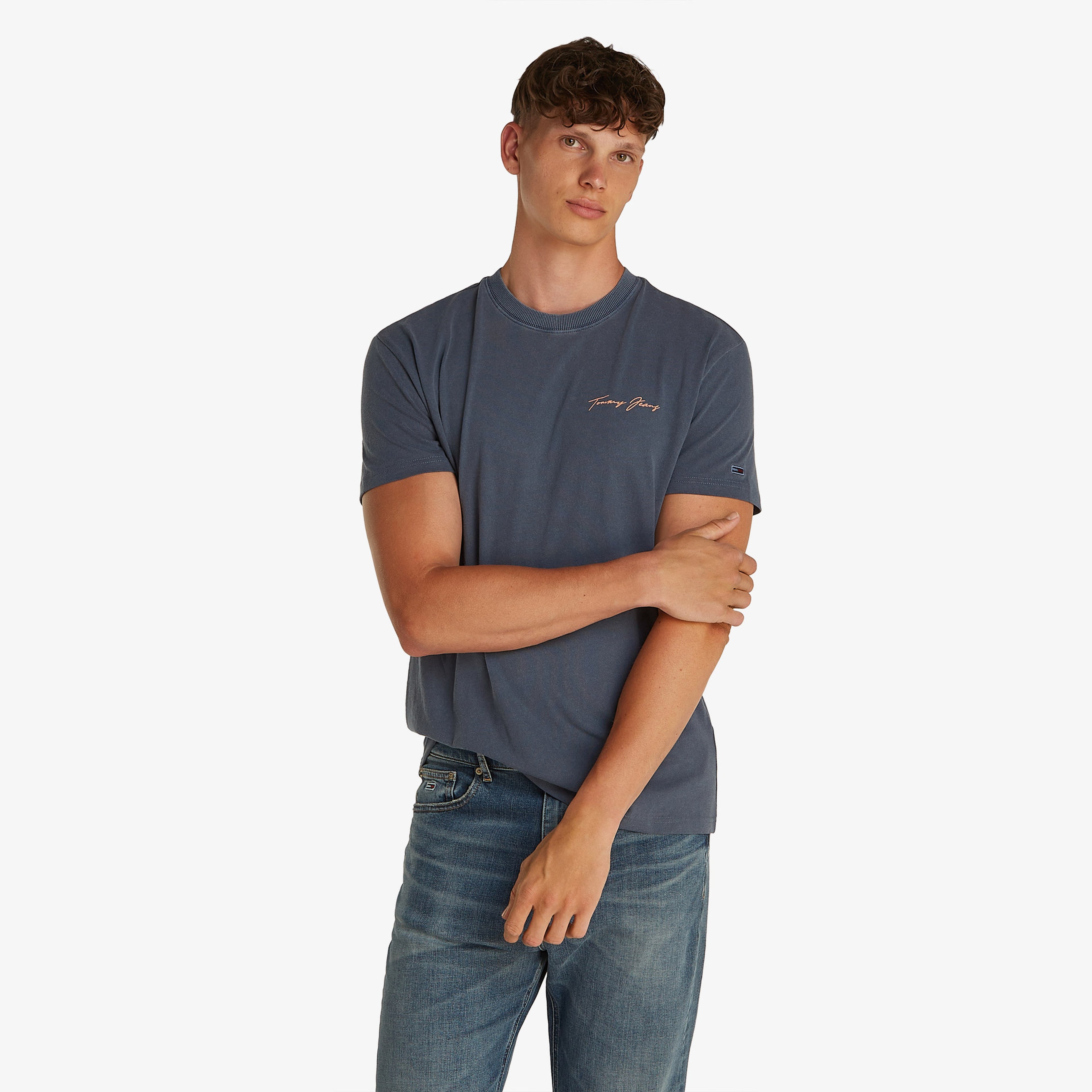 Tommy Jeans Sailing Erkek Lacivert T-Shirt