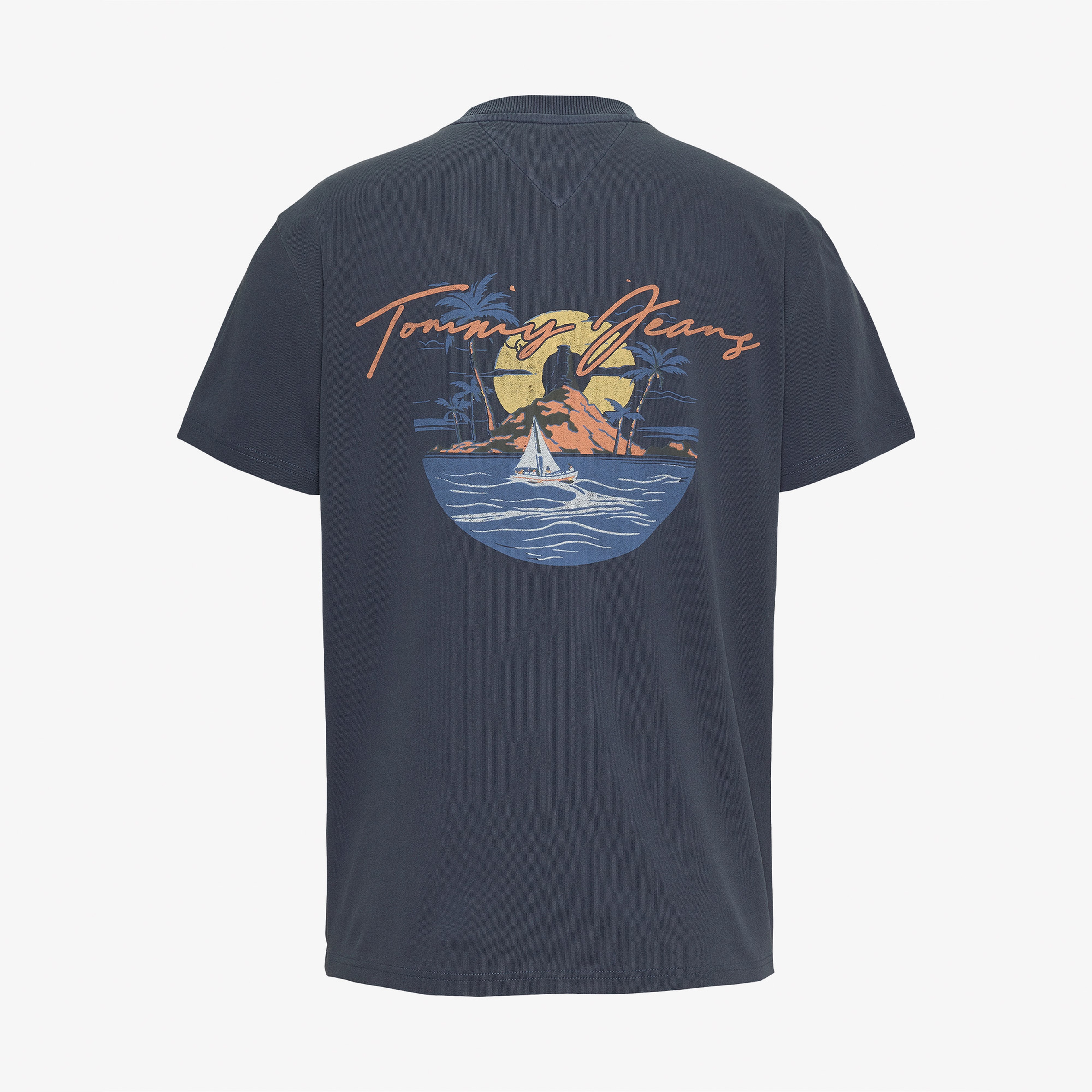 Tommy Jeans Sailing Erkek Lacivert T-Shirt