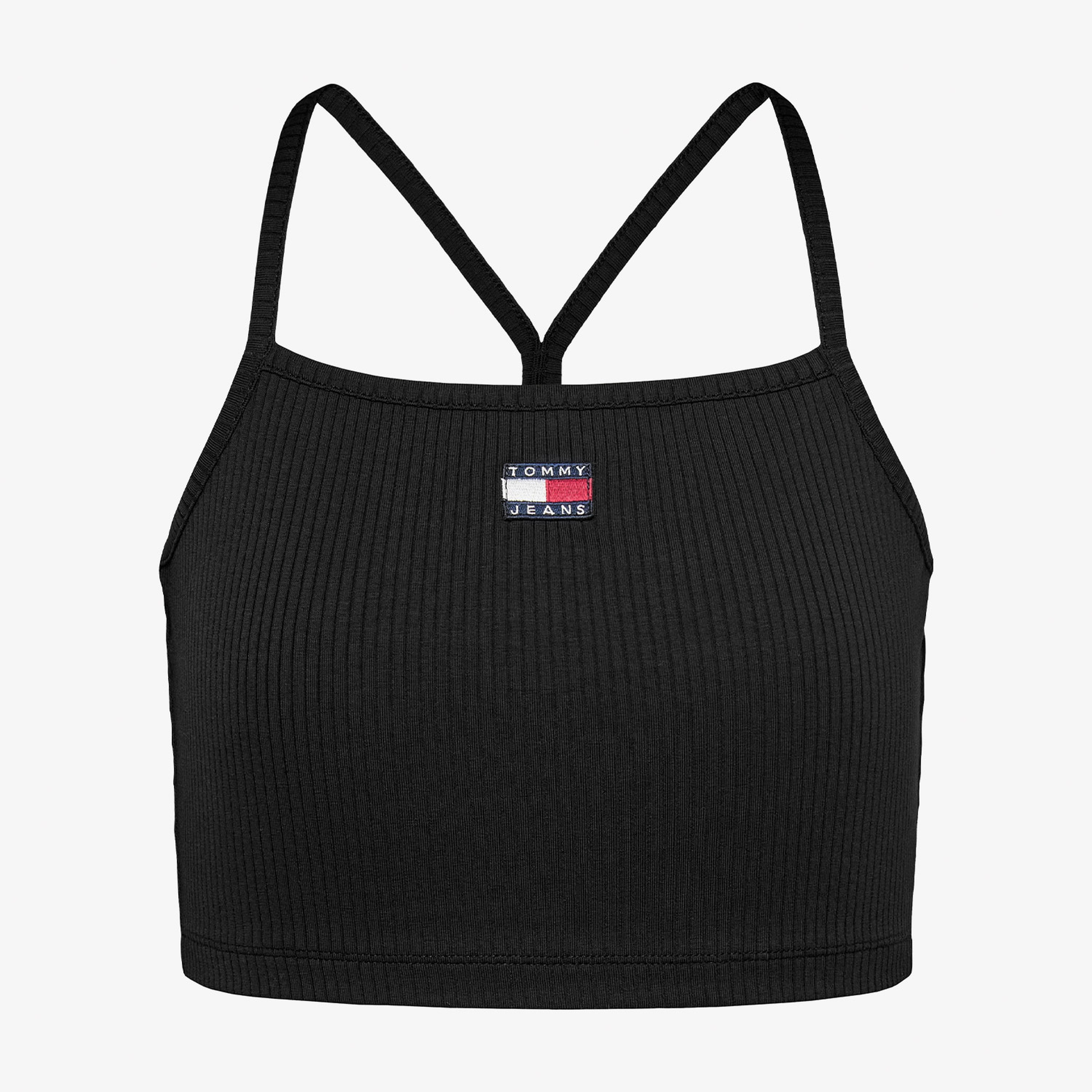 Tommy Jeans Kadın Siyah T-Shirt