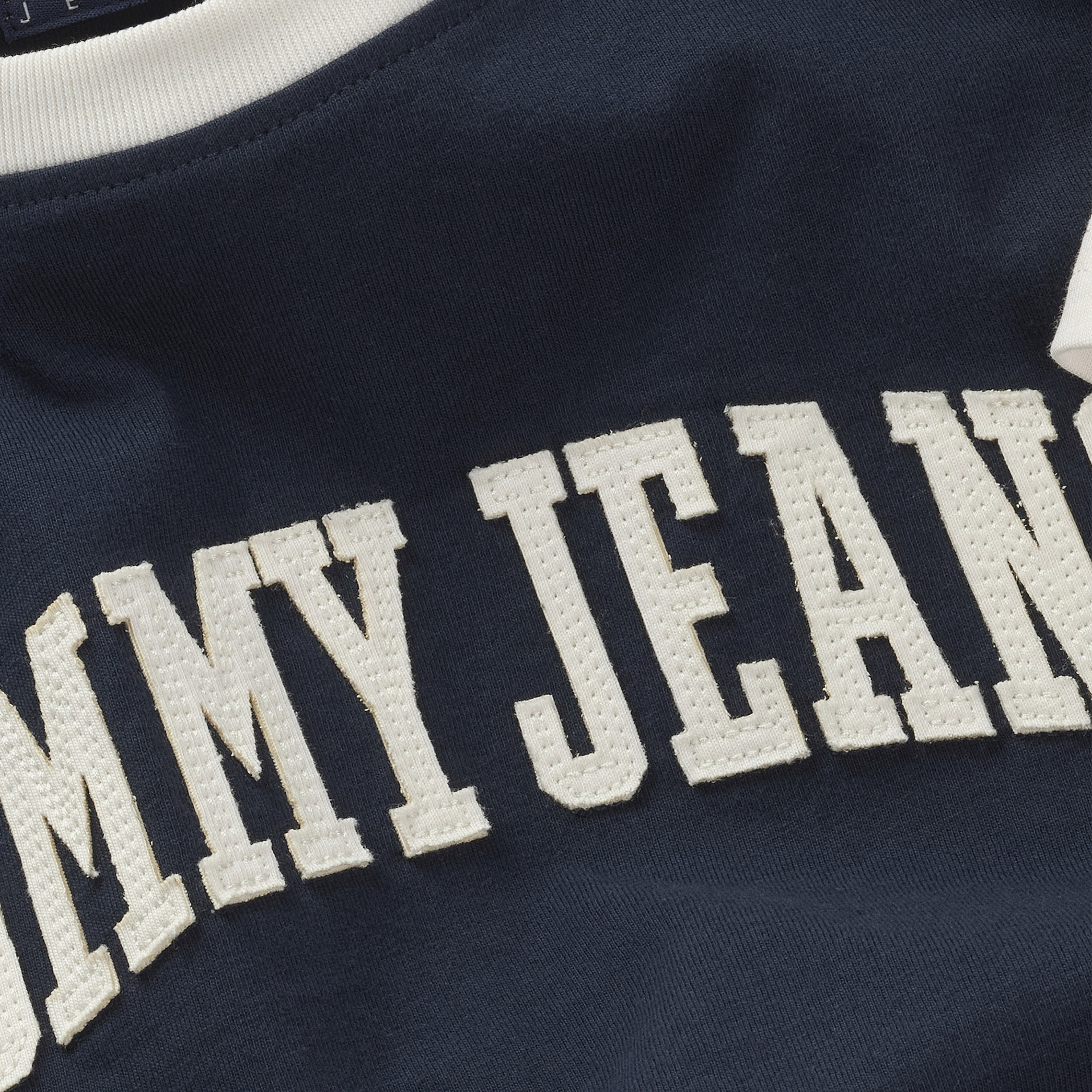 Tommy Jeans Reg Crp Varsity Kadın Lacivert T-Shirt