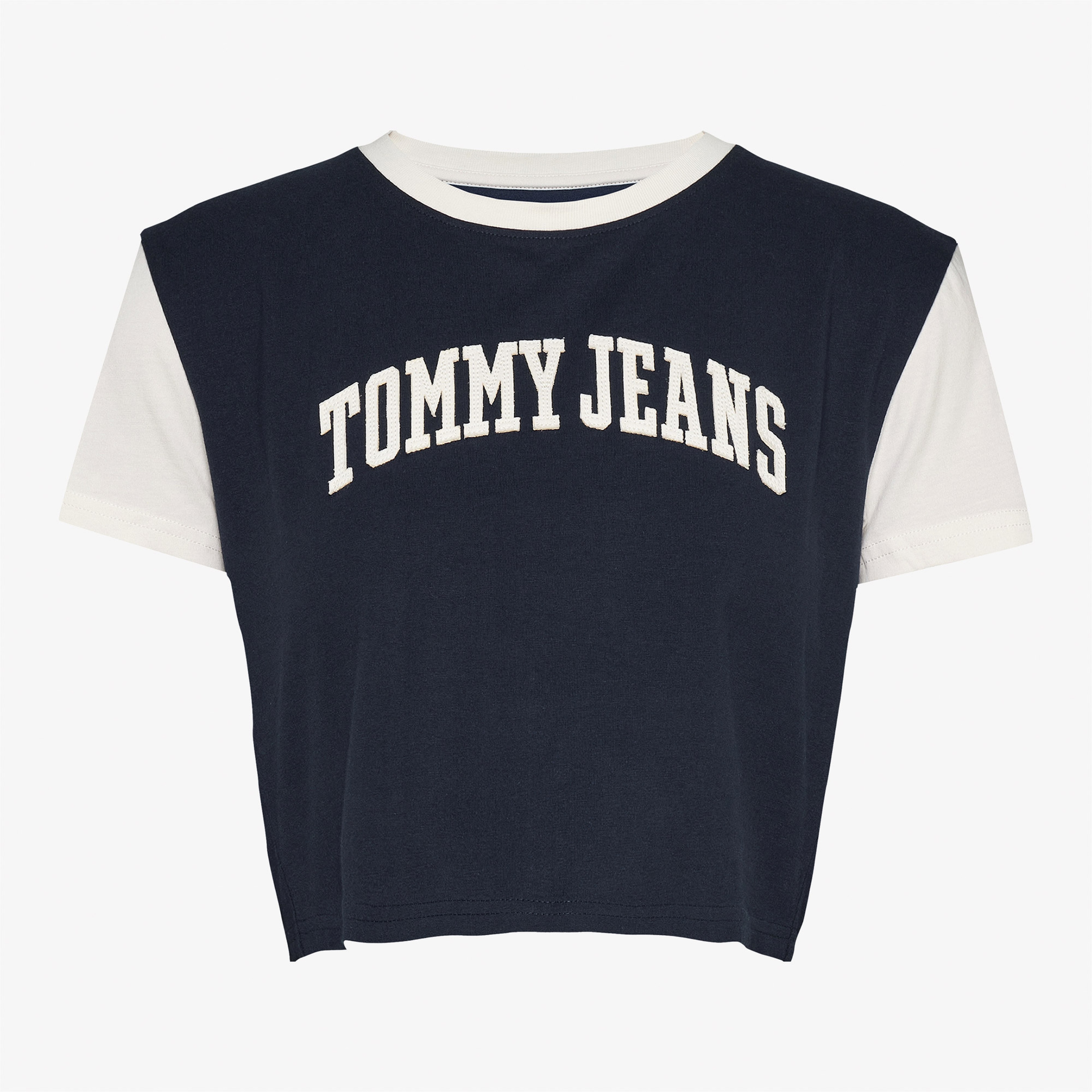 Tommy Jeans Reg Crp Varsity Kadın Lacivert T-Shirt