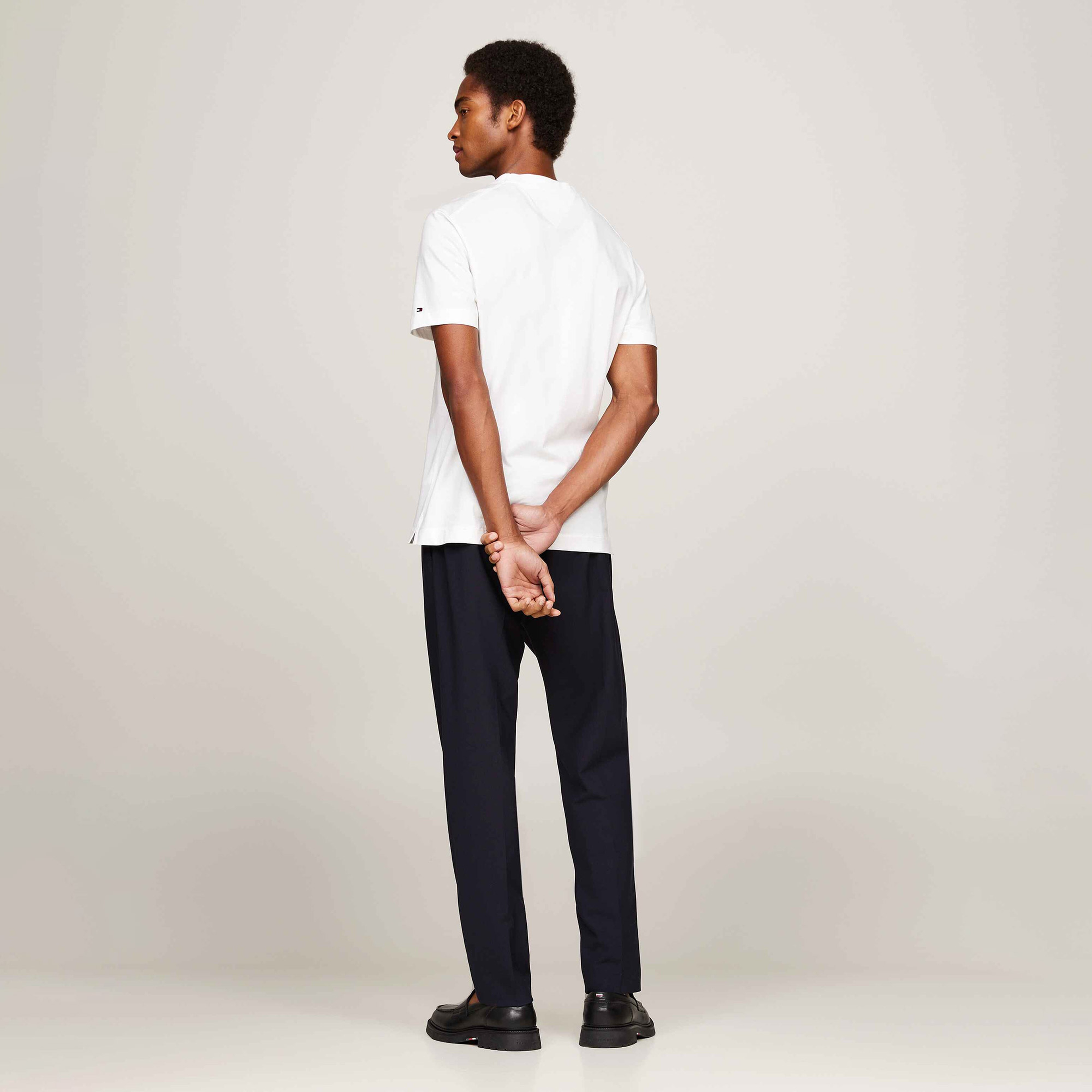 Tommy Hilfiger Erkek Beyaz T-Shirt