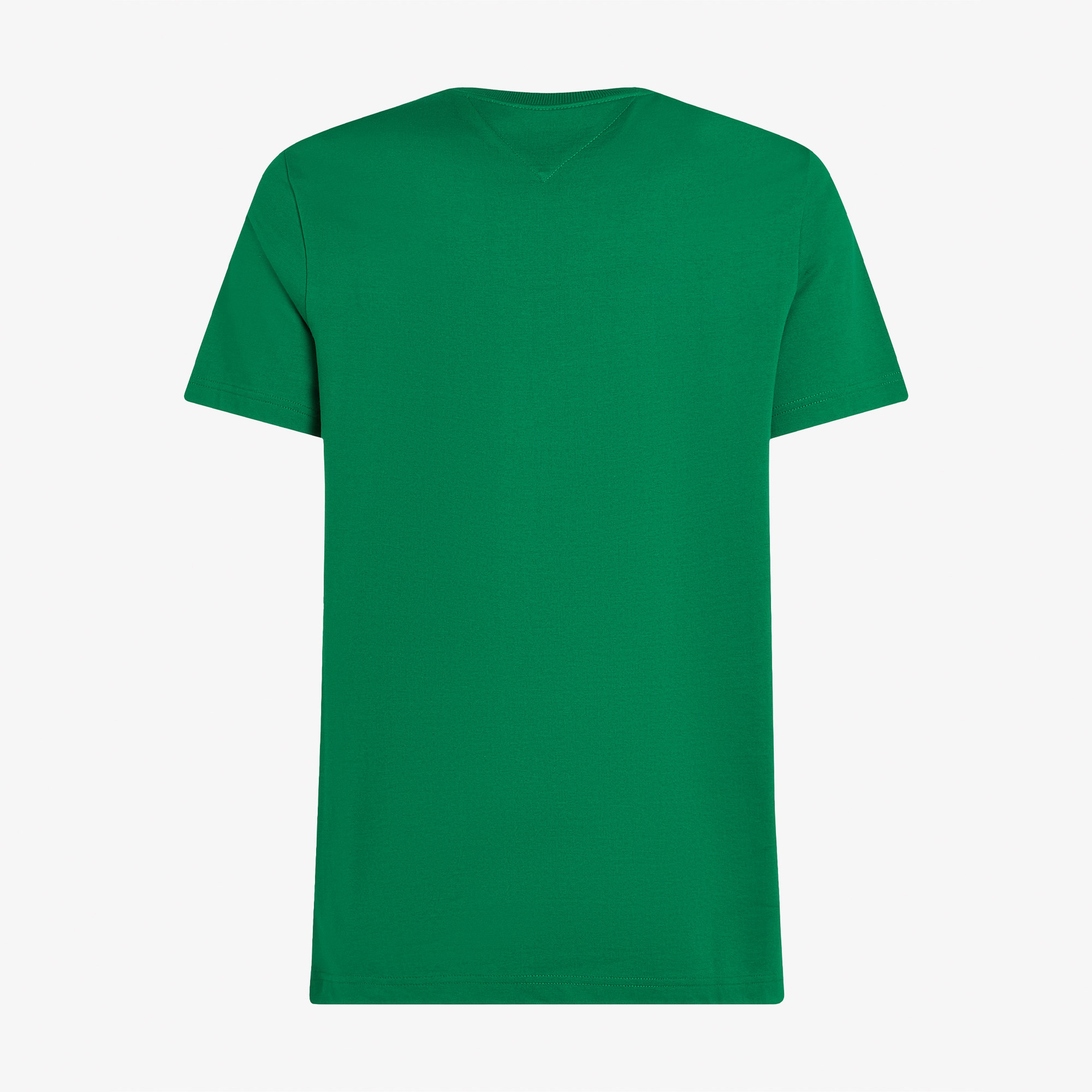 Tommy Hilfiger Vertical Flag Erkek Yeşil T-Shirt