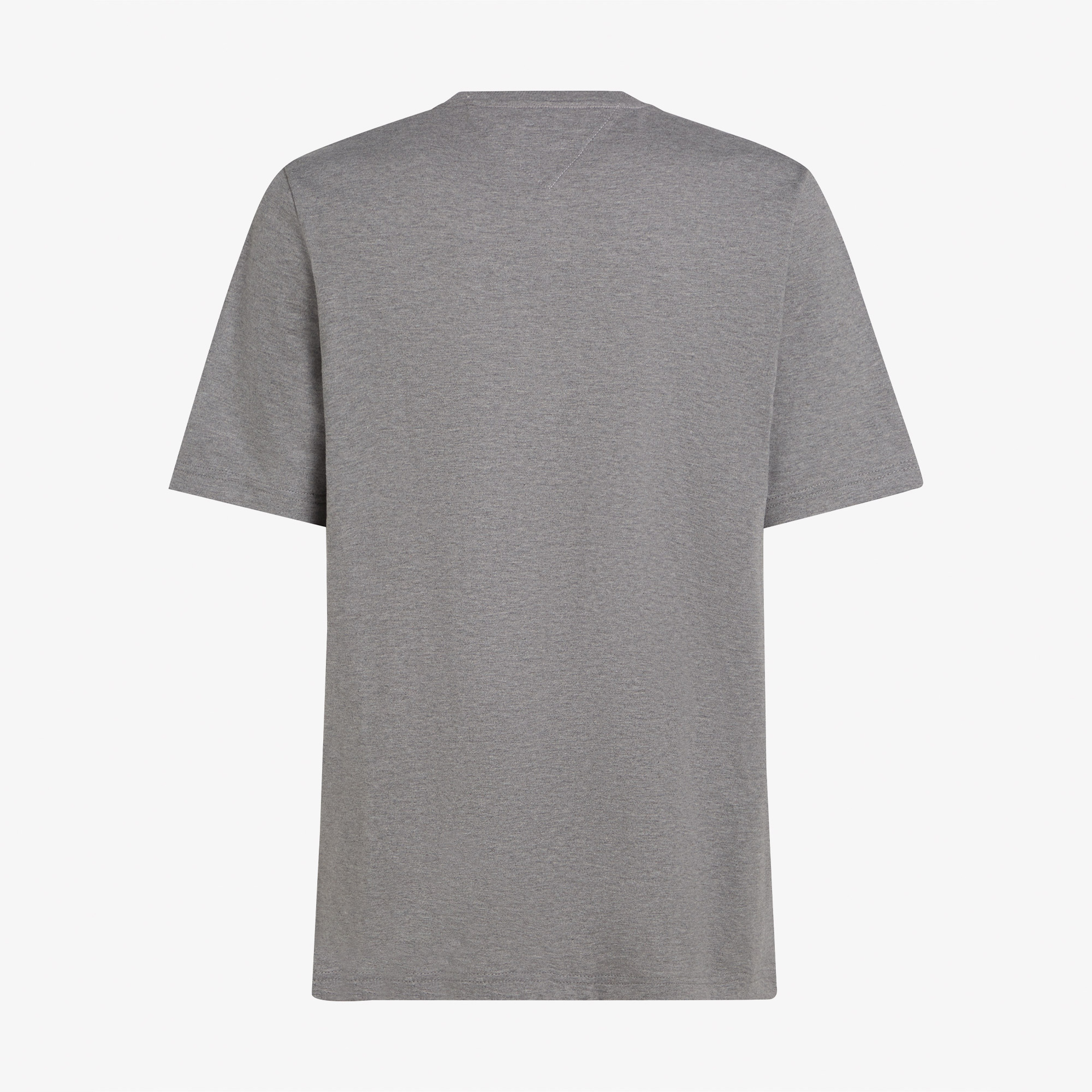 Tommy Hilfiger Vertical Flag Erkek Gri T-Shirt