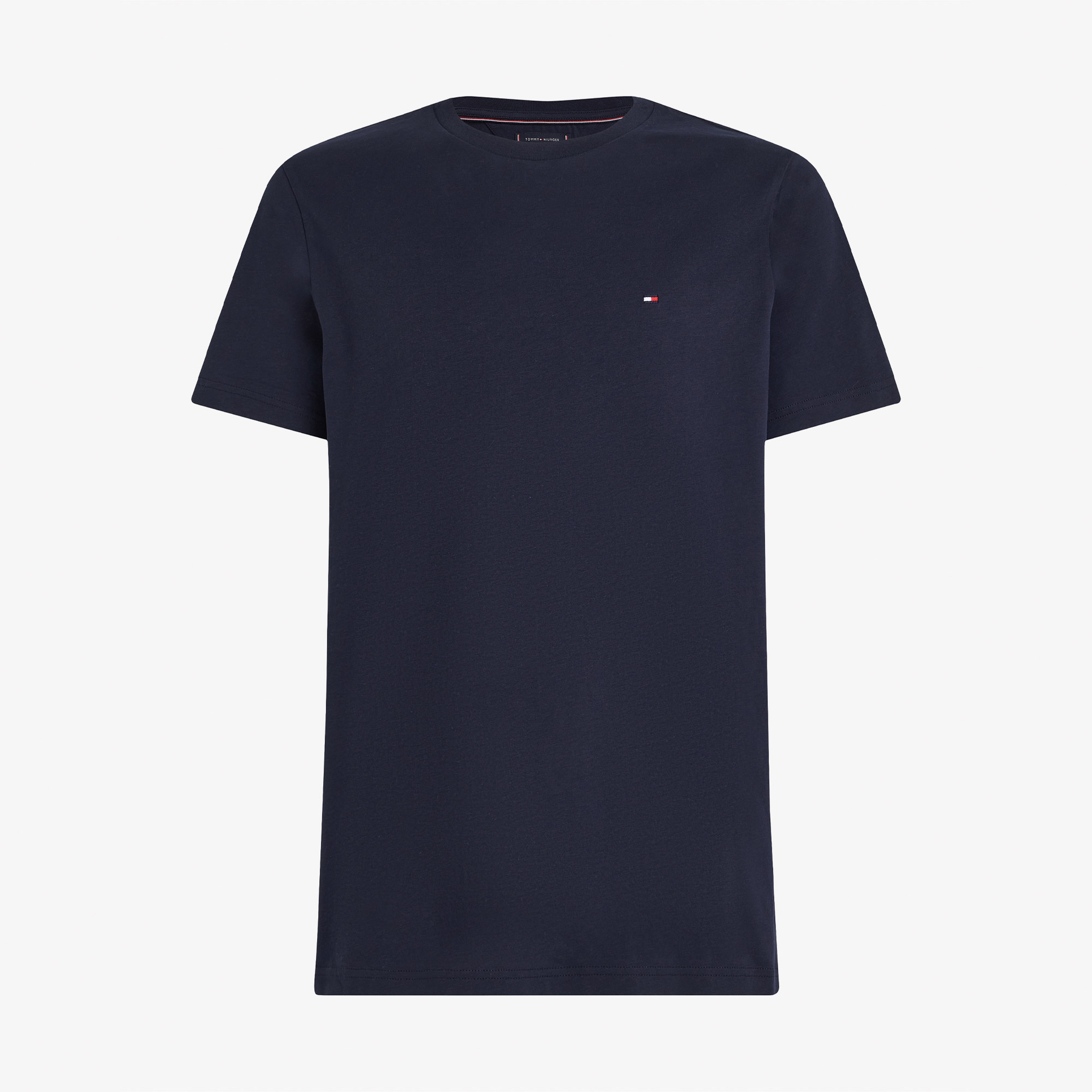 Tommy Hilfiger Essential Reg Fit Solid Erkek Mavi T-Shirt