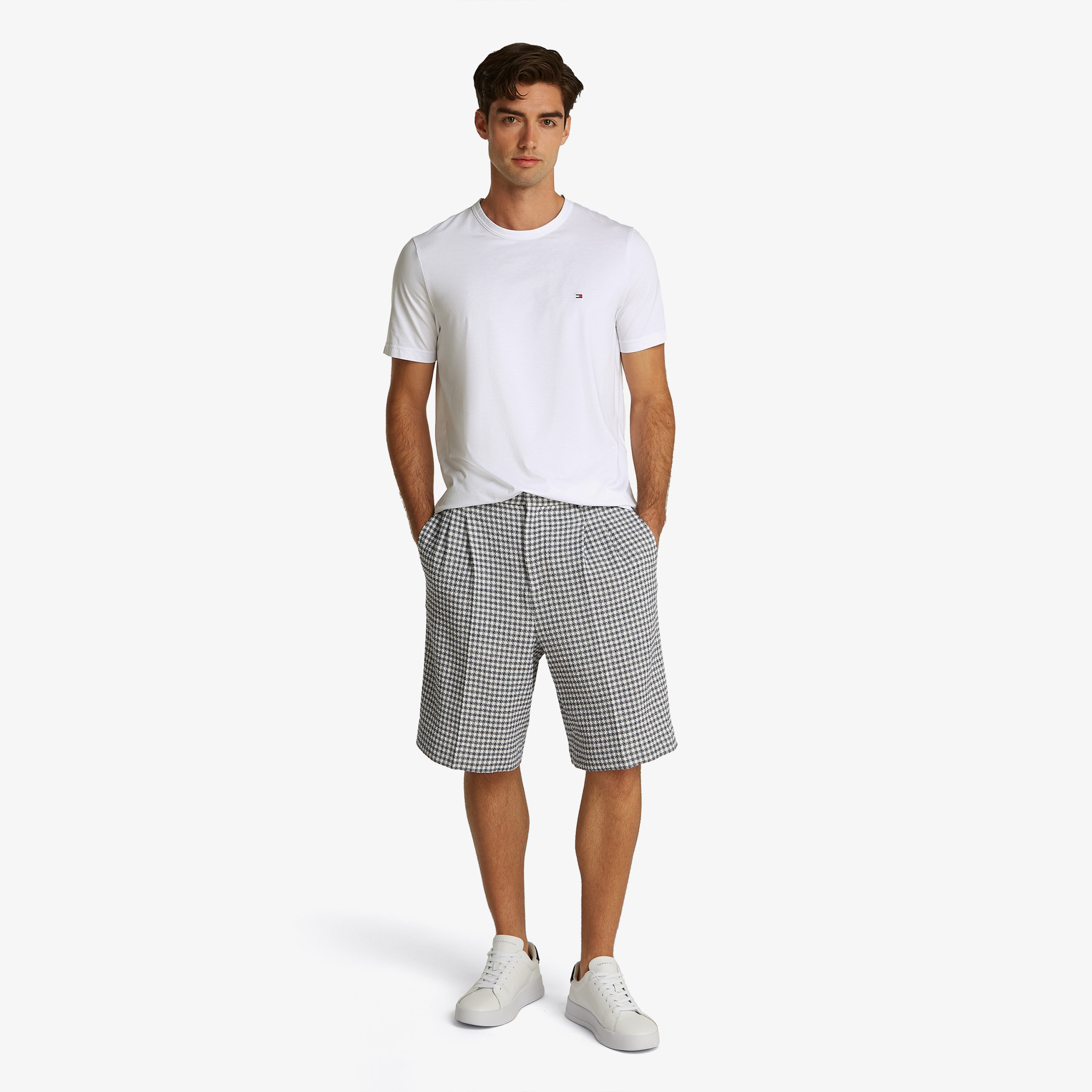 Tommy Hilfiger Erkek Beyaz T-Shirt