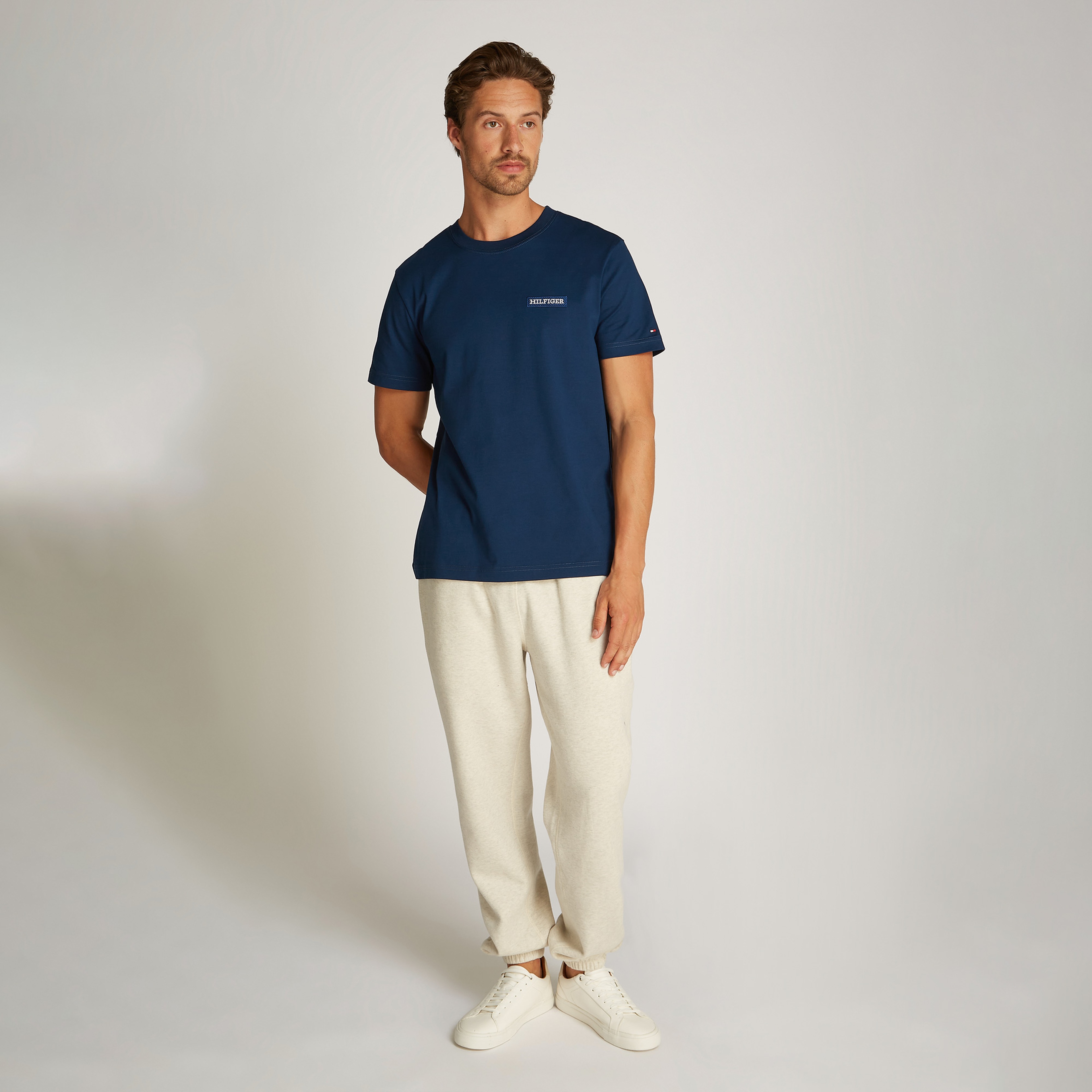 Tommy Hilfiger Erkek Mavi T-Shirt