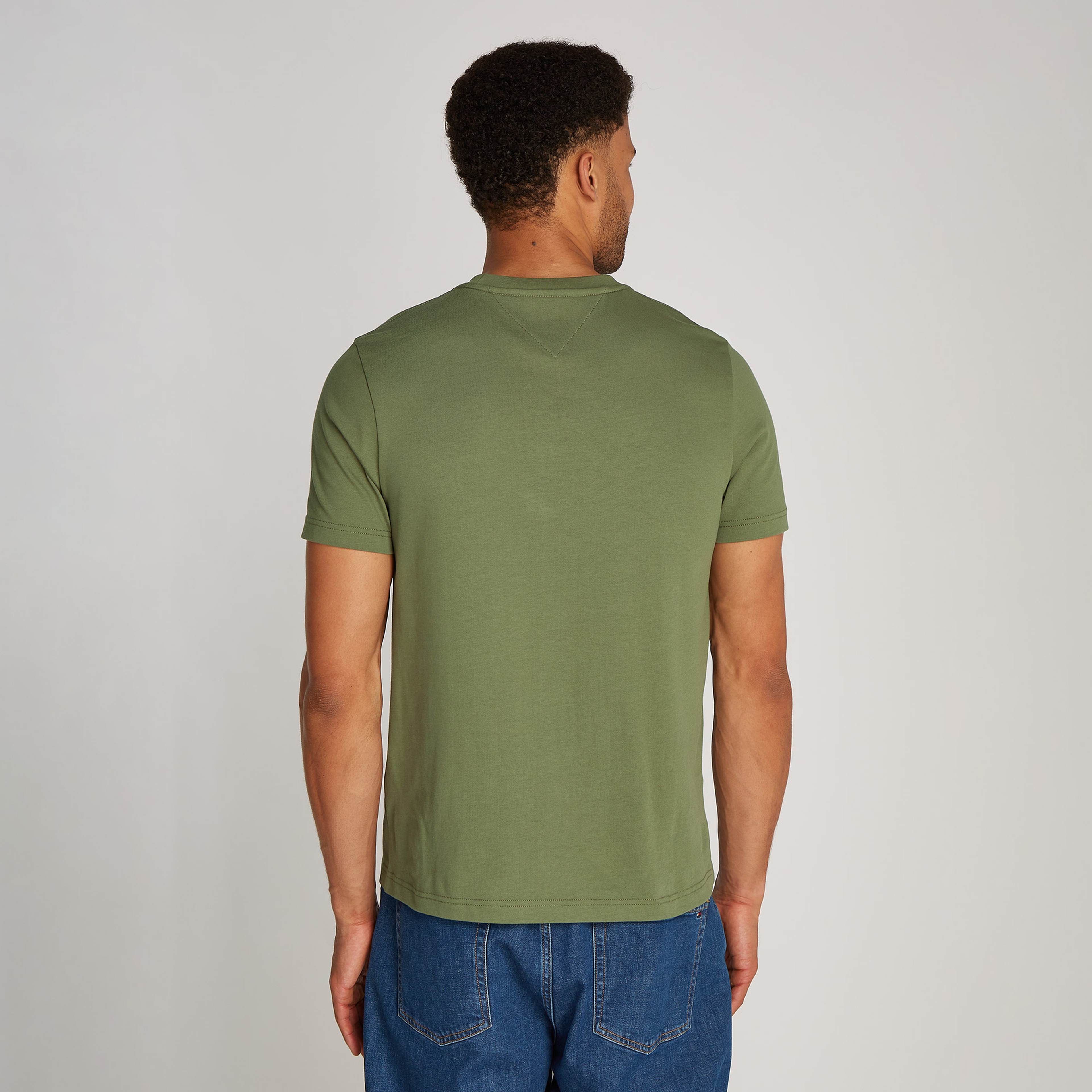 Tommy Hilfiger Box Erkek Yeşil T-Shirt