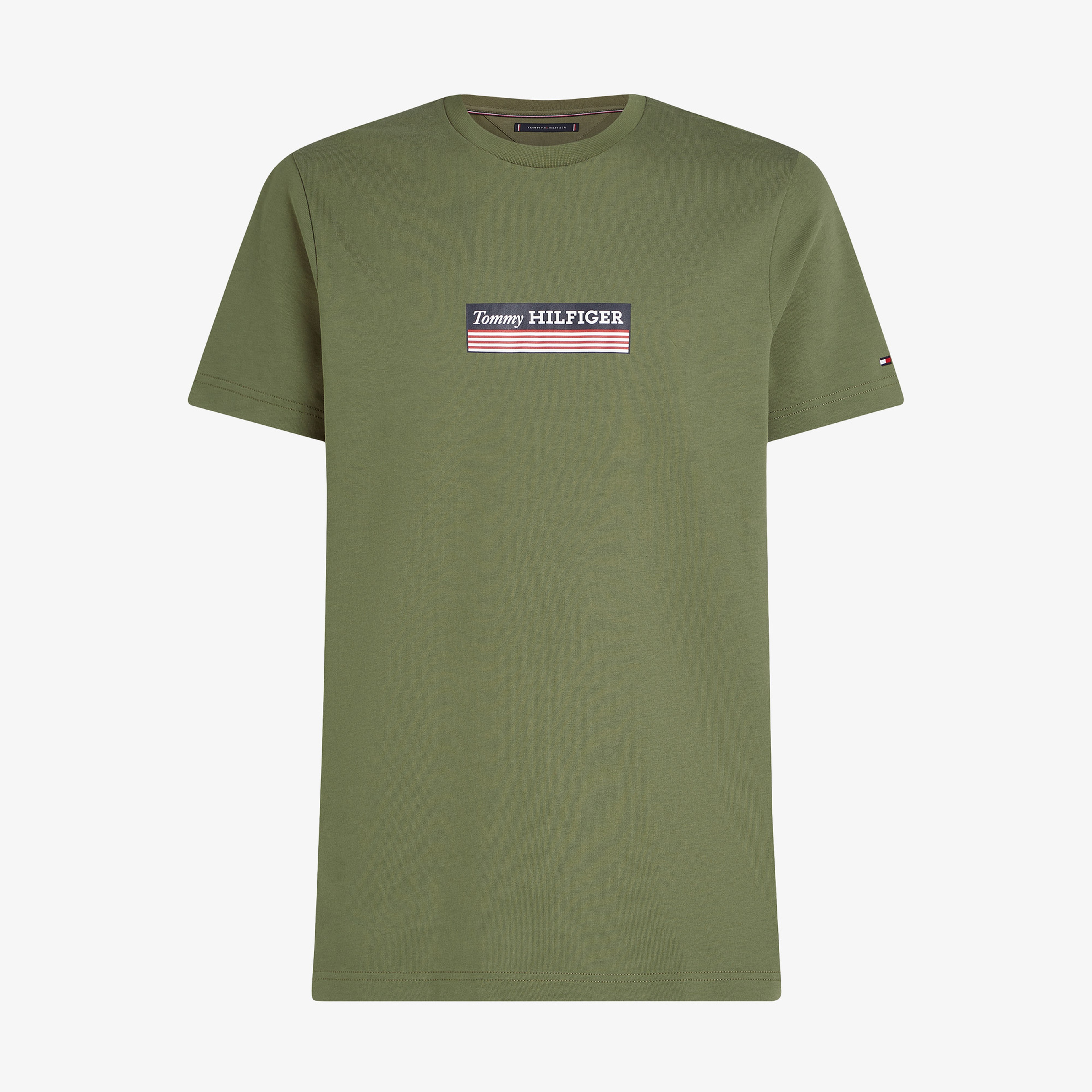 Tommy Hilfiger Box Erkek Yeşil T-Shirt