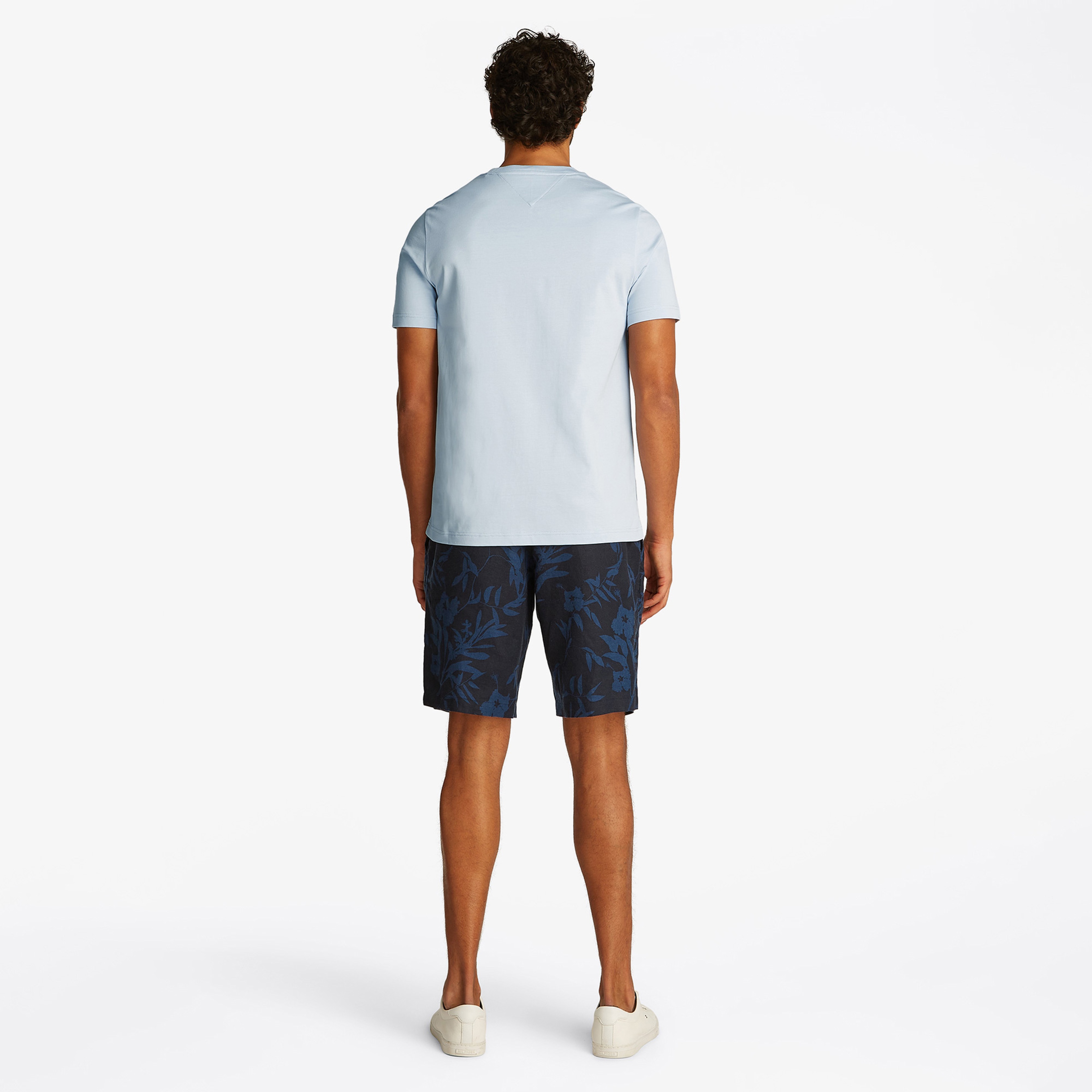 Tommy Hilfiger Flag Sailing Erkek Mavi T-Shirt