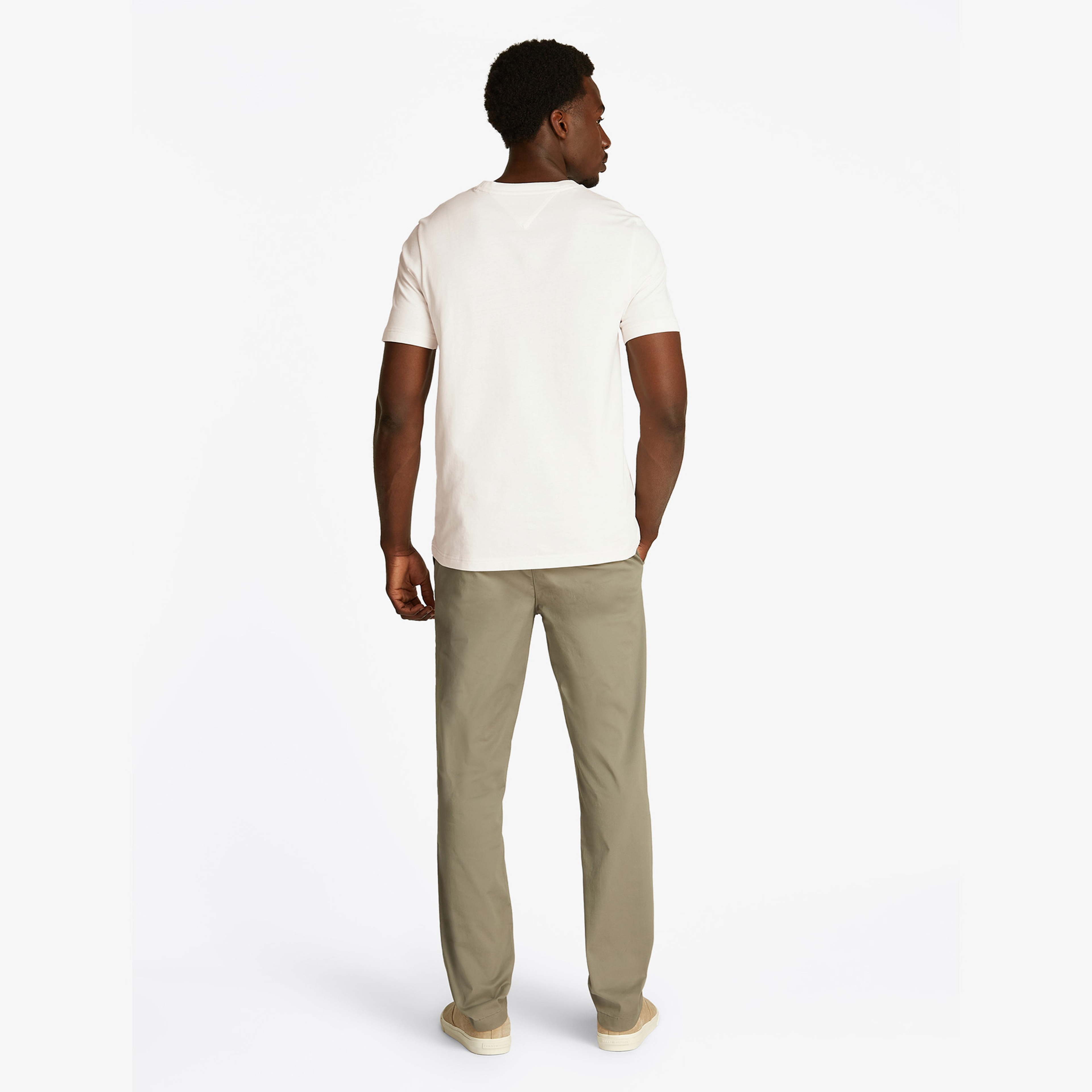 Tommy Hilfiger Flag Sailing Erkek Sarı T-Shirt