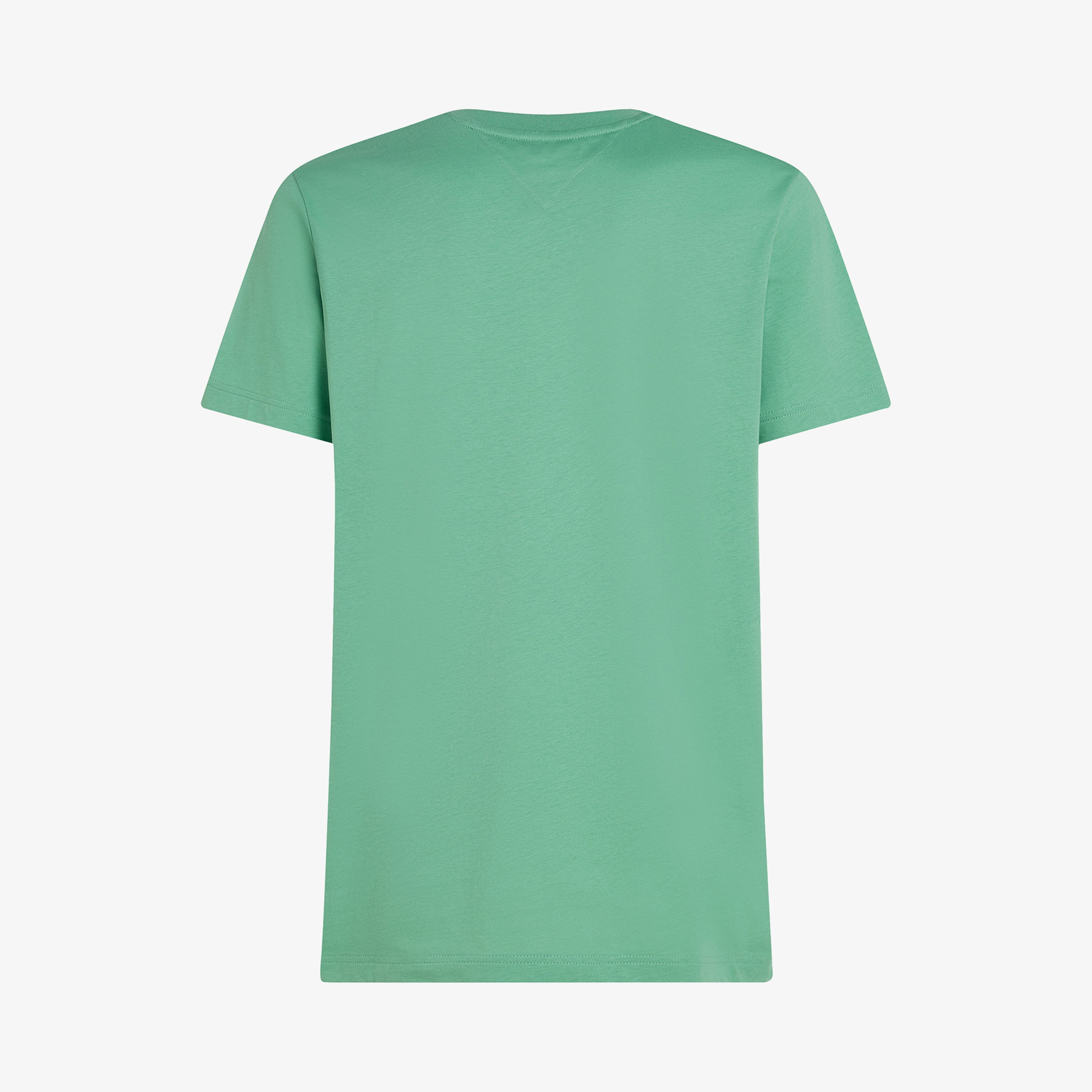 Tommy Hilfiger Outline Flag Erkek Yeşil T-Shirt