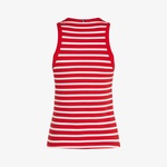 Tommy Hilfiger Slim 5X2 Rib Tank Kadın Kırmızı T-Shirt