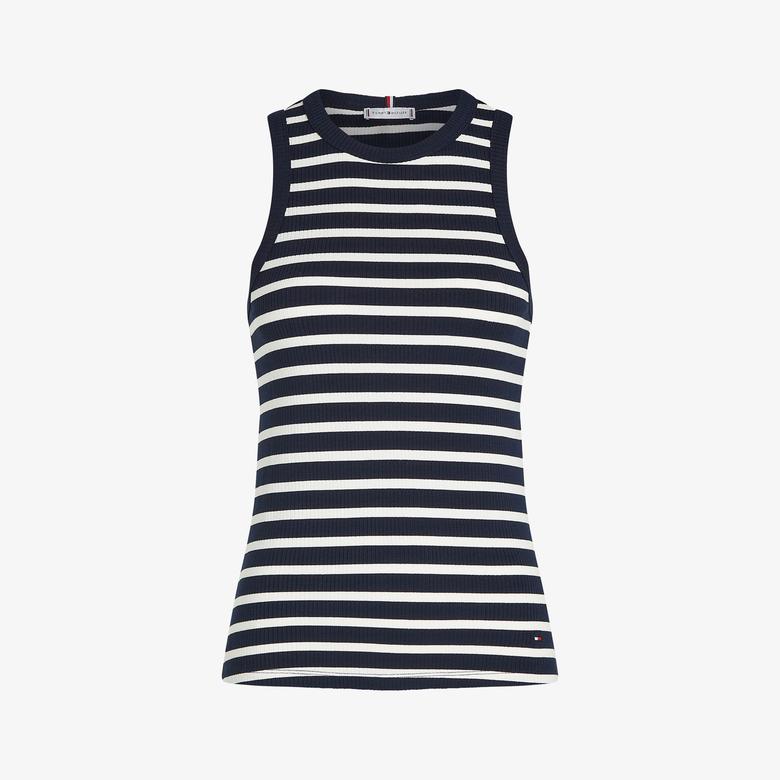 Tommy Hilfiger Kadın Mavi T-Shirt
