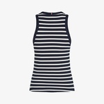 Tommy Hilfiger Kadın Mavi T-Shirt