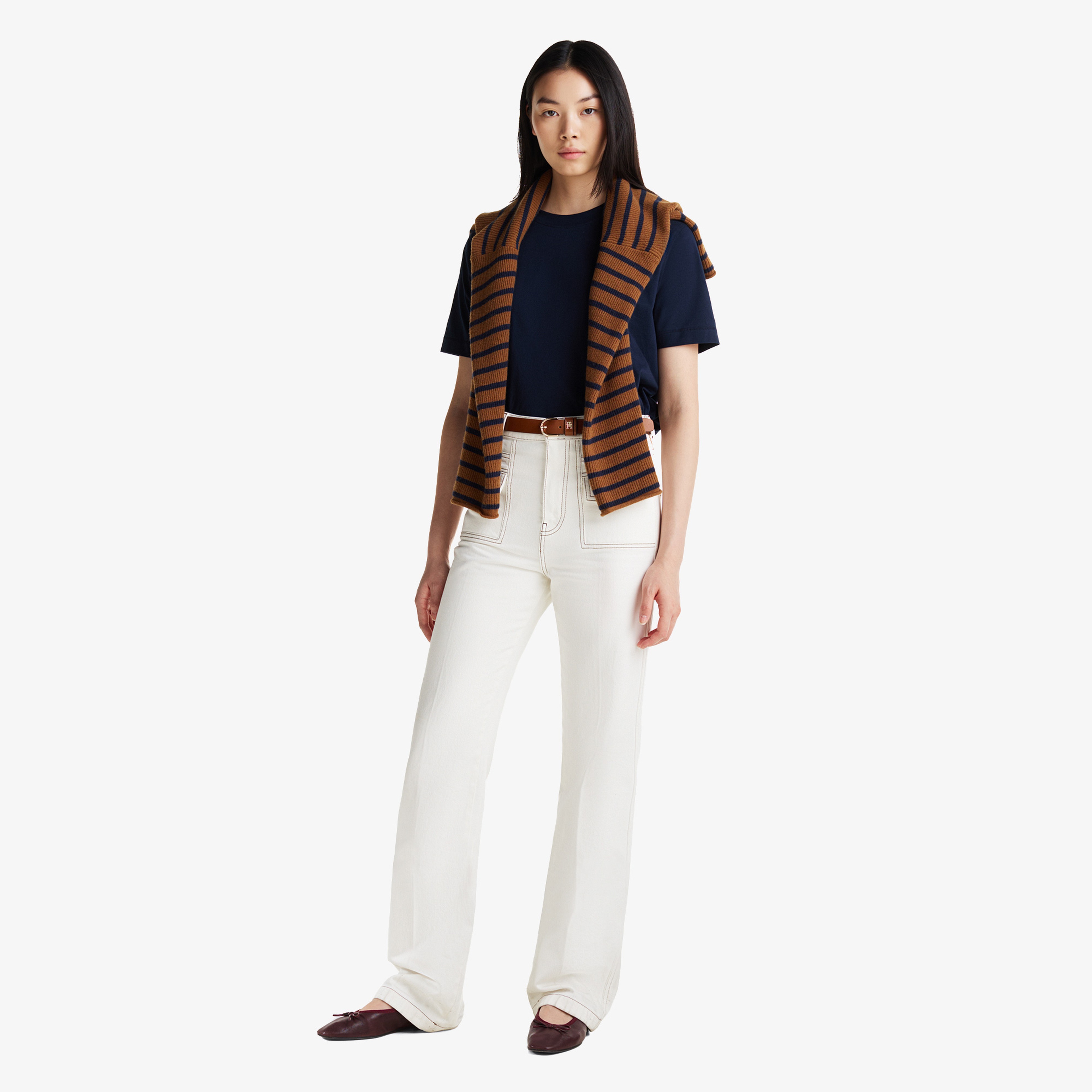 Tommy Hilfiger Modern Relaxed C-Nk Kadın Lacivert T-Shirt