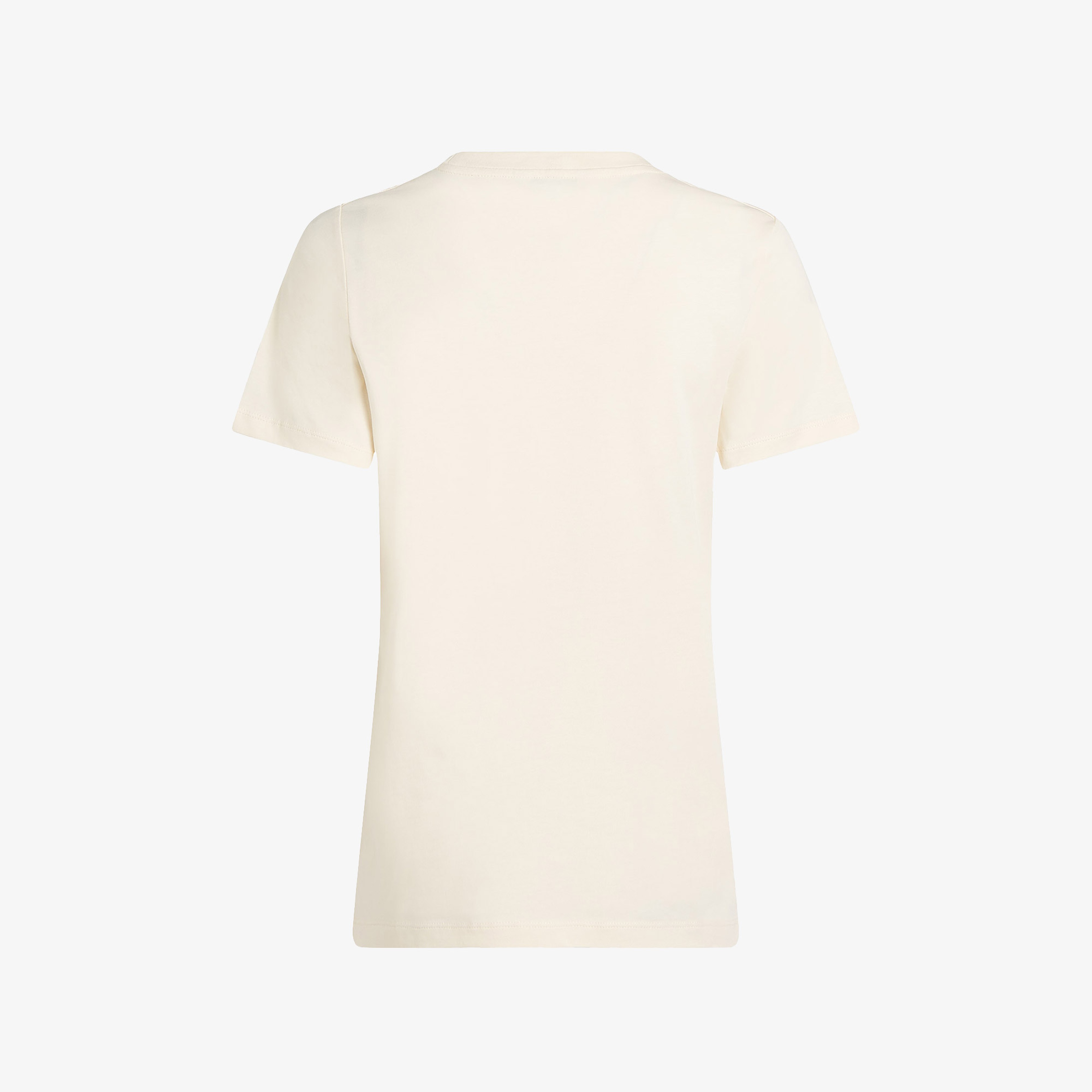 Tommy Hilfiger Slim Varsity C-Nk Kadın Bej T-Shirt