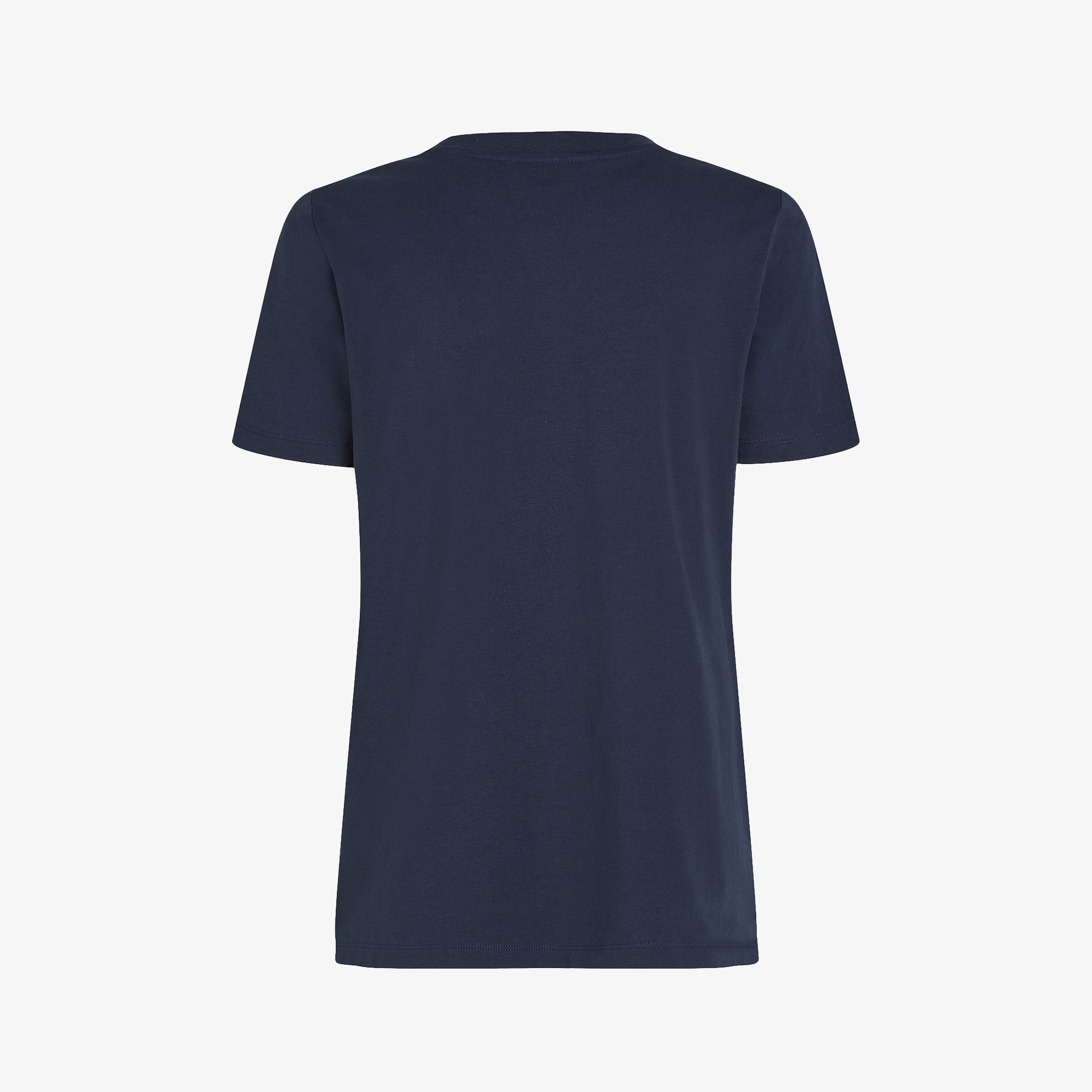 Tommy Hilfiger Reg Script C-Nk Kadın Lacivert T-Shirt