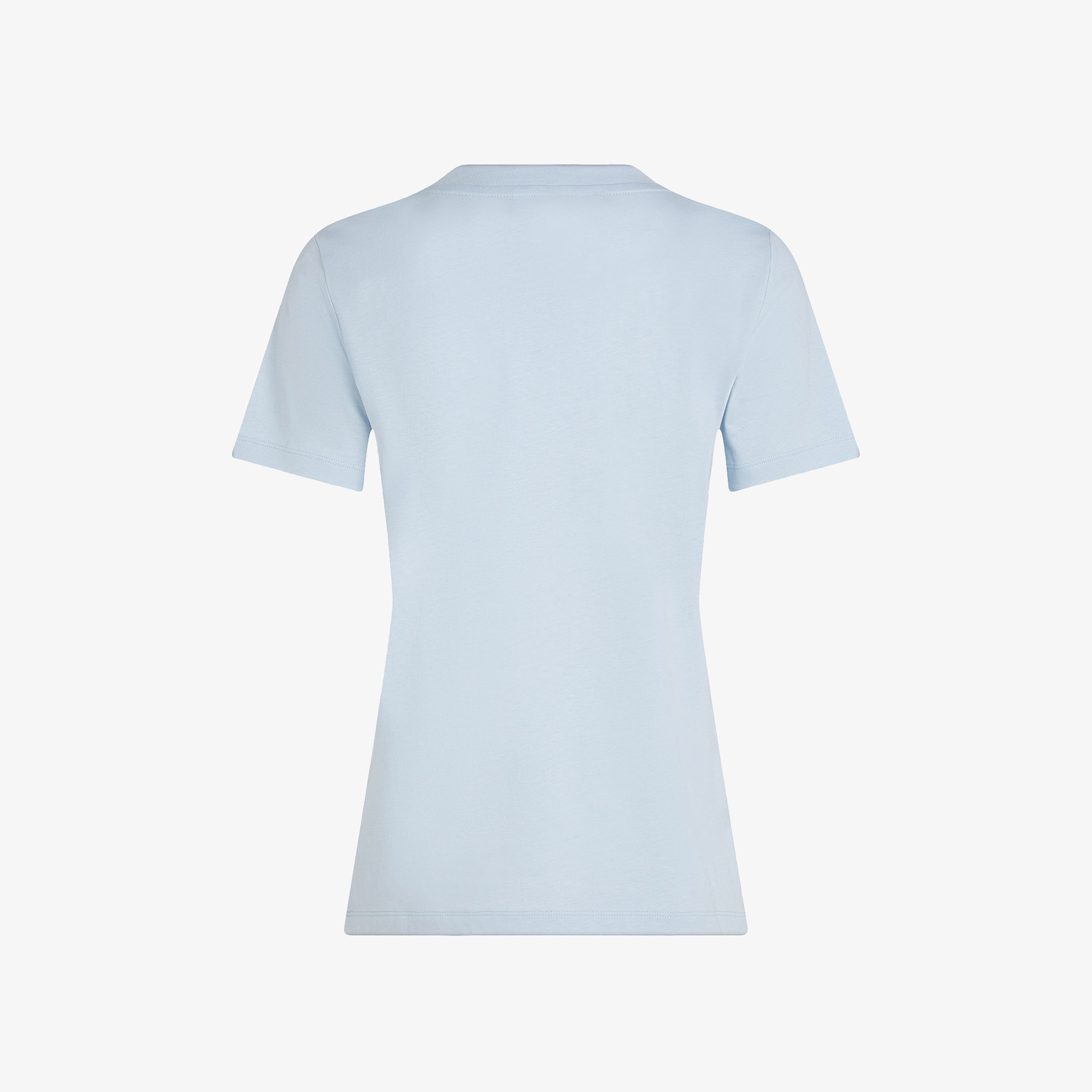 Tommy Hilfiger Reg Script C-Nk Kadın Mavi T-Shirt