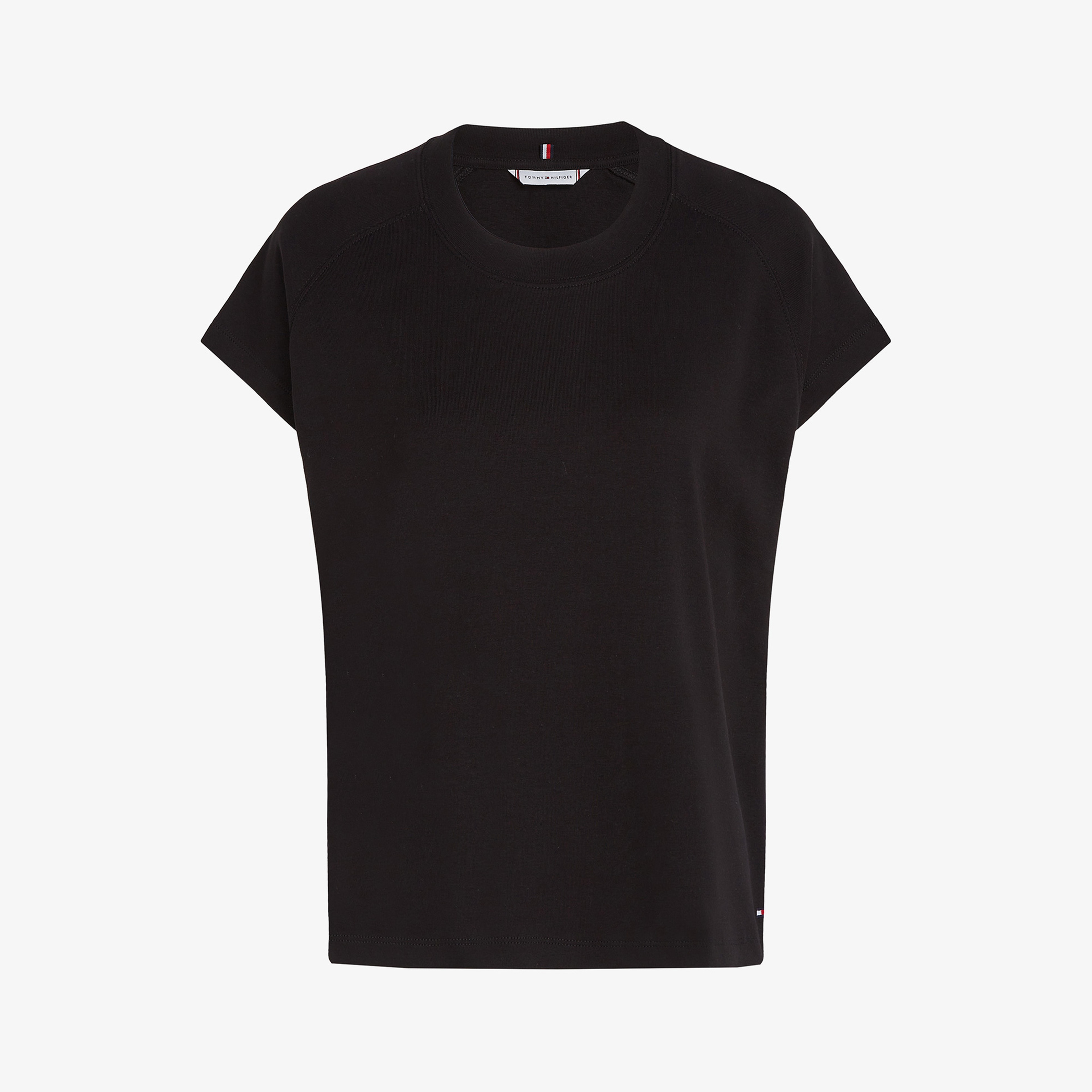 Tommy Hilfiger Relax Modern Cody Sleeve Kadın Siyah T-Shirt