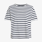 Tommy Hilfiger Modern Co Linen C-Nk Kadın Mavi T-Shirt