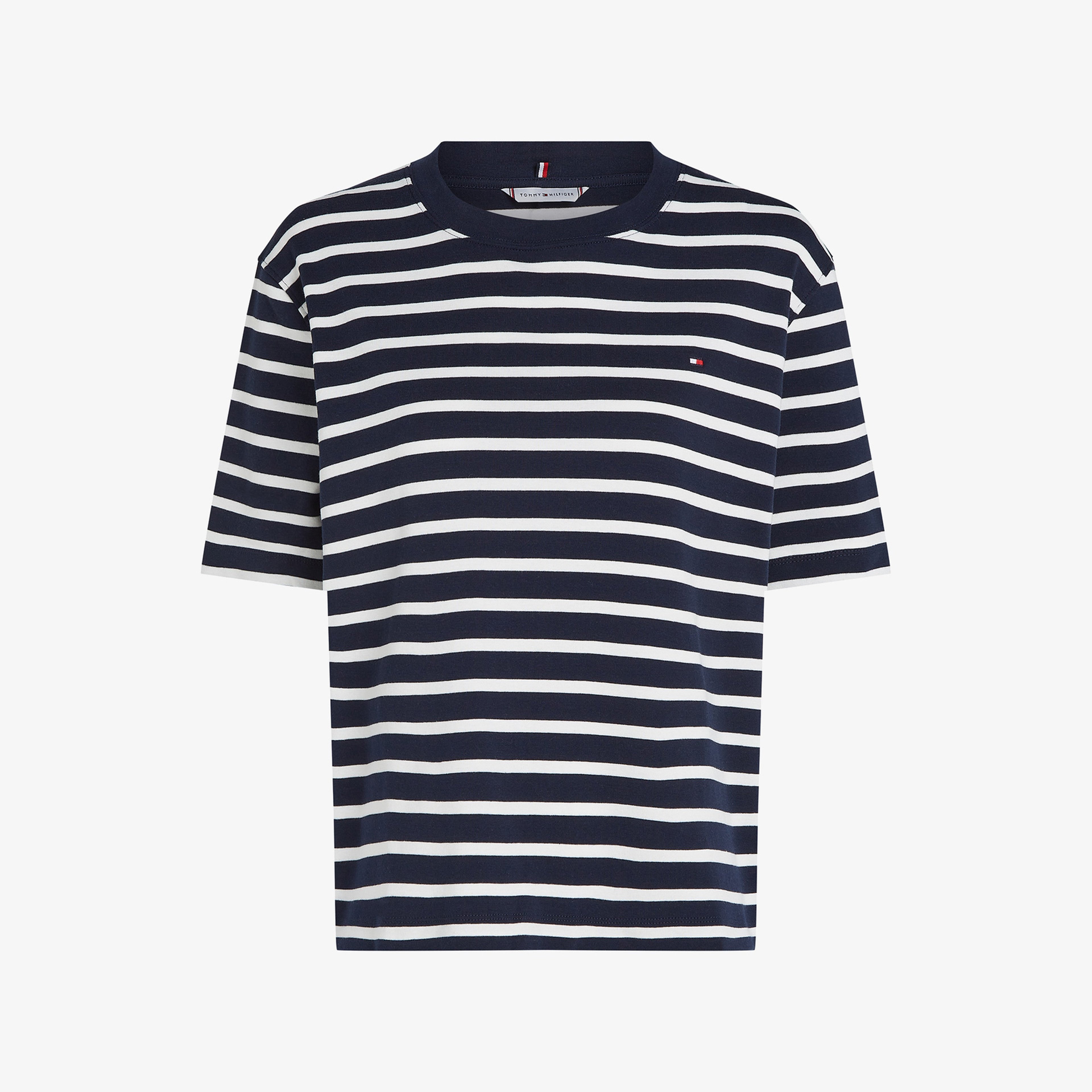 Tommy Hilfiger Relax Modern Cody Kadın Mavi T-Shirt