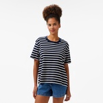 Tommy Hilfiger Relax Modern Cody Kadın Mavi T-Shirt