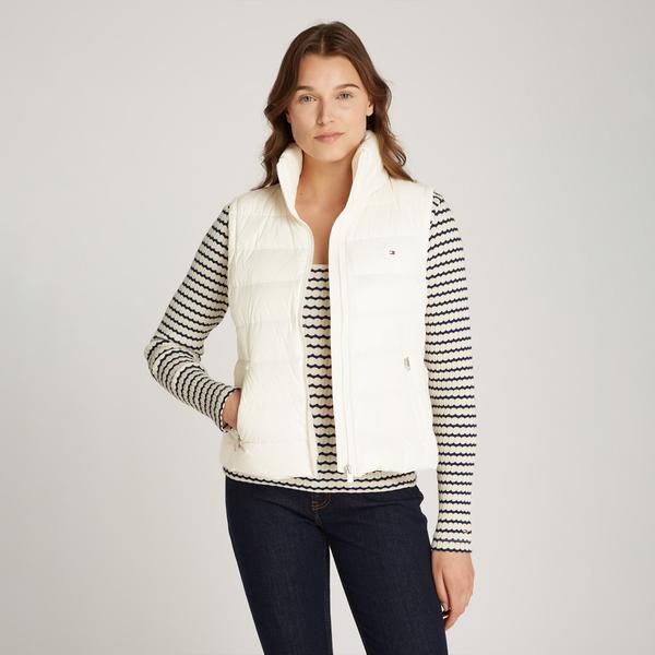 Tommy Hilfiger Lw Down Feminine Gloss Kadın Sarı Yelek