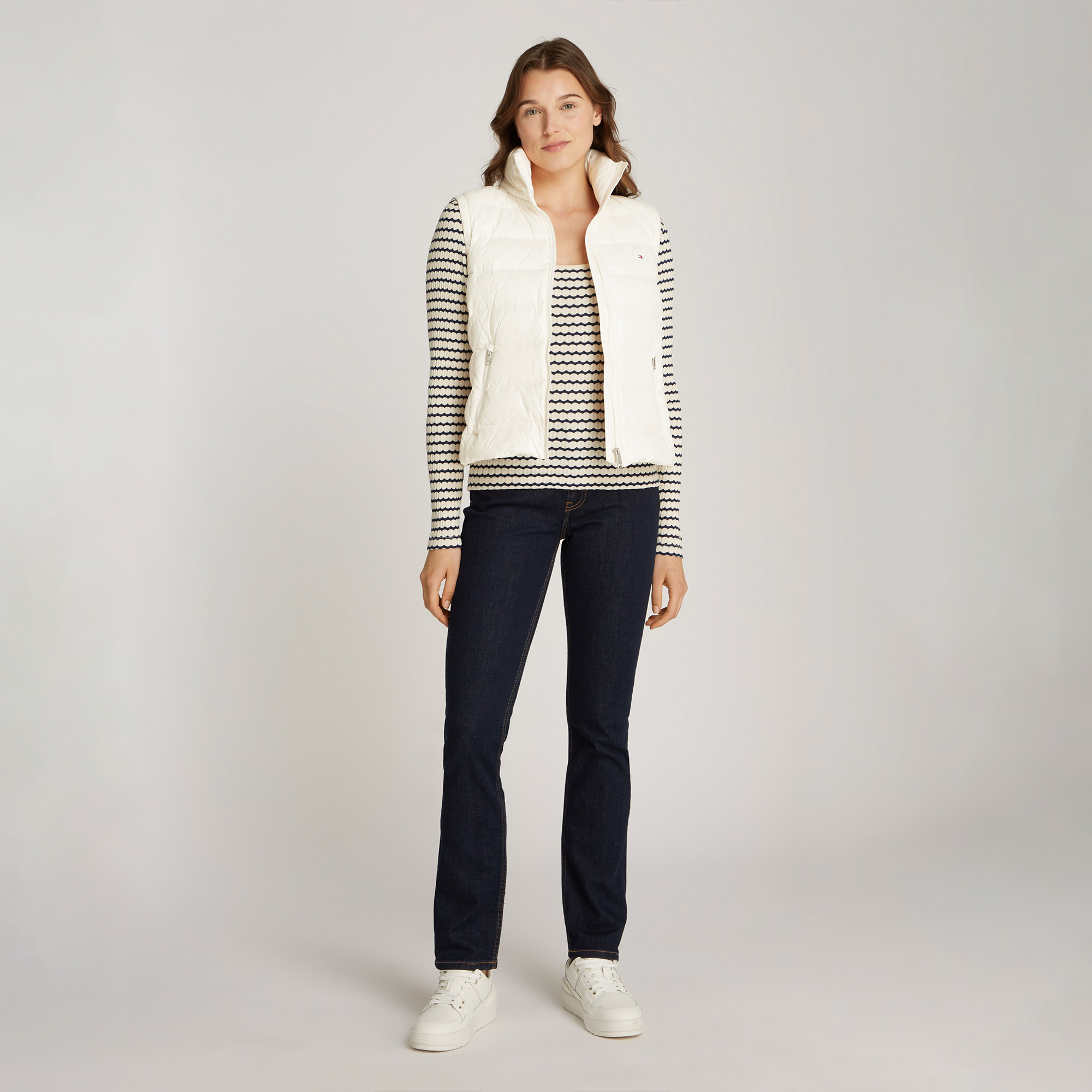 Tommy Hilfiger Lw Down Feminine Gloss Kadın Sarı Yelek